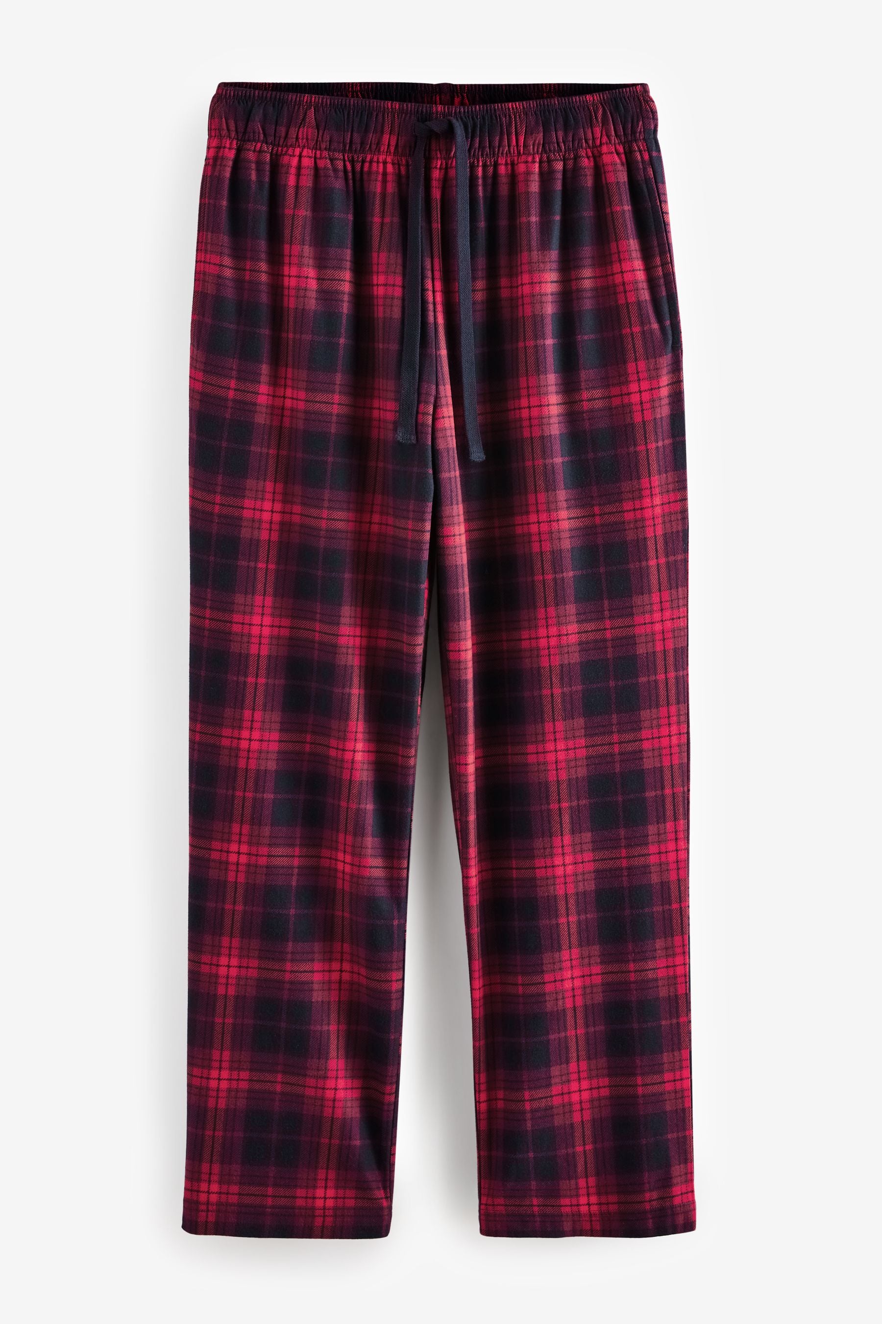 Navy/Red Check Motionflex Cosy Pyjamas Set