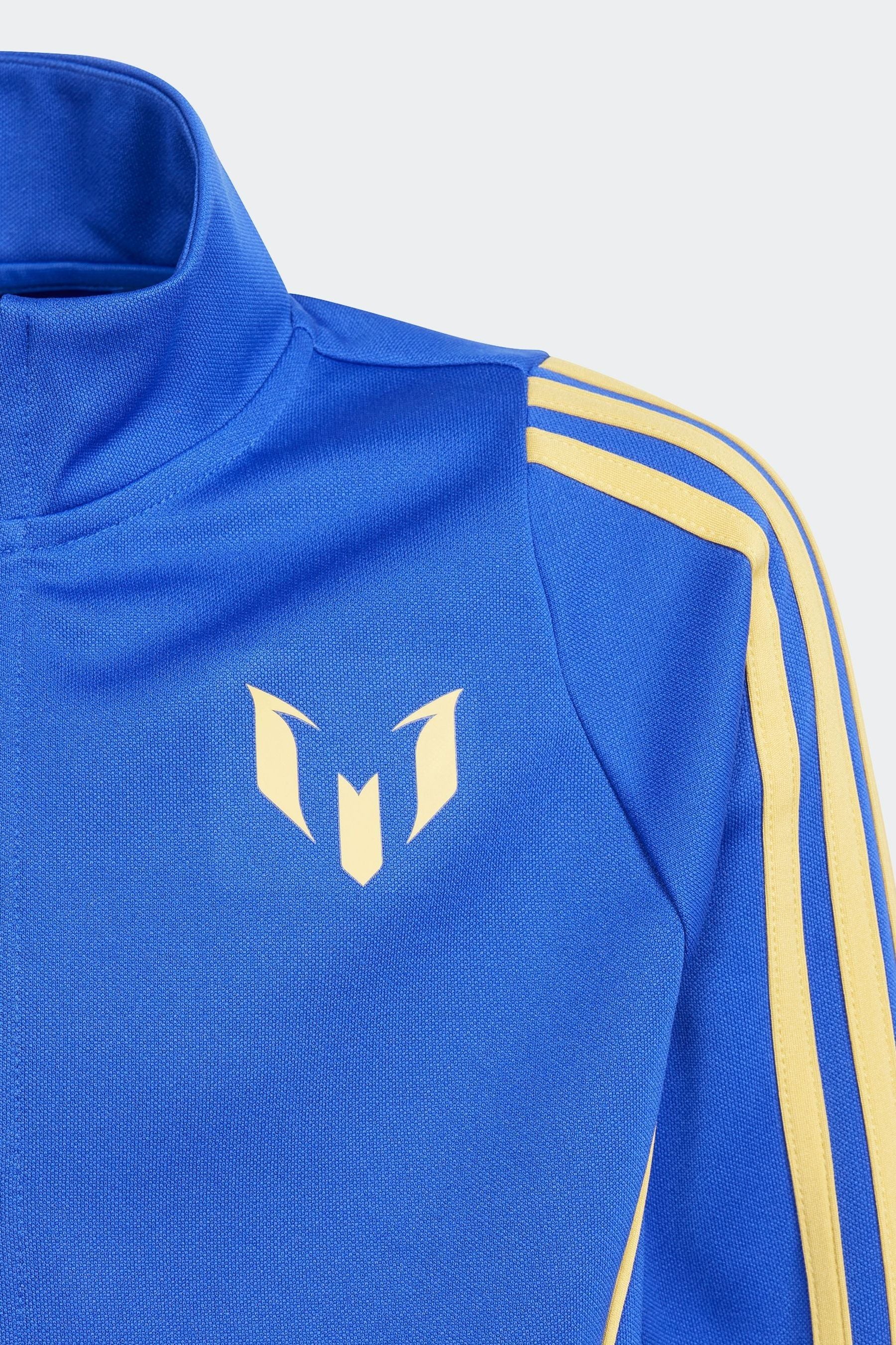 adidas Blue/White Pitch 2 Street Messi Track Jacket