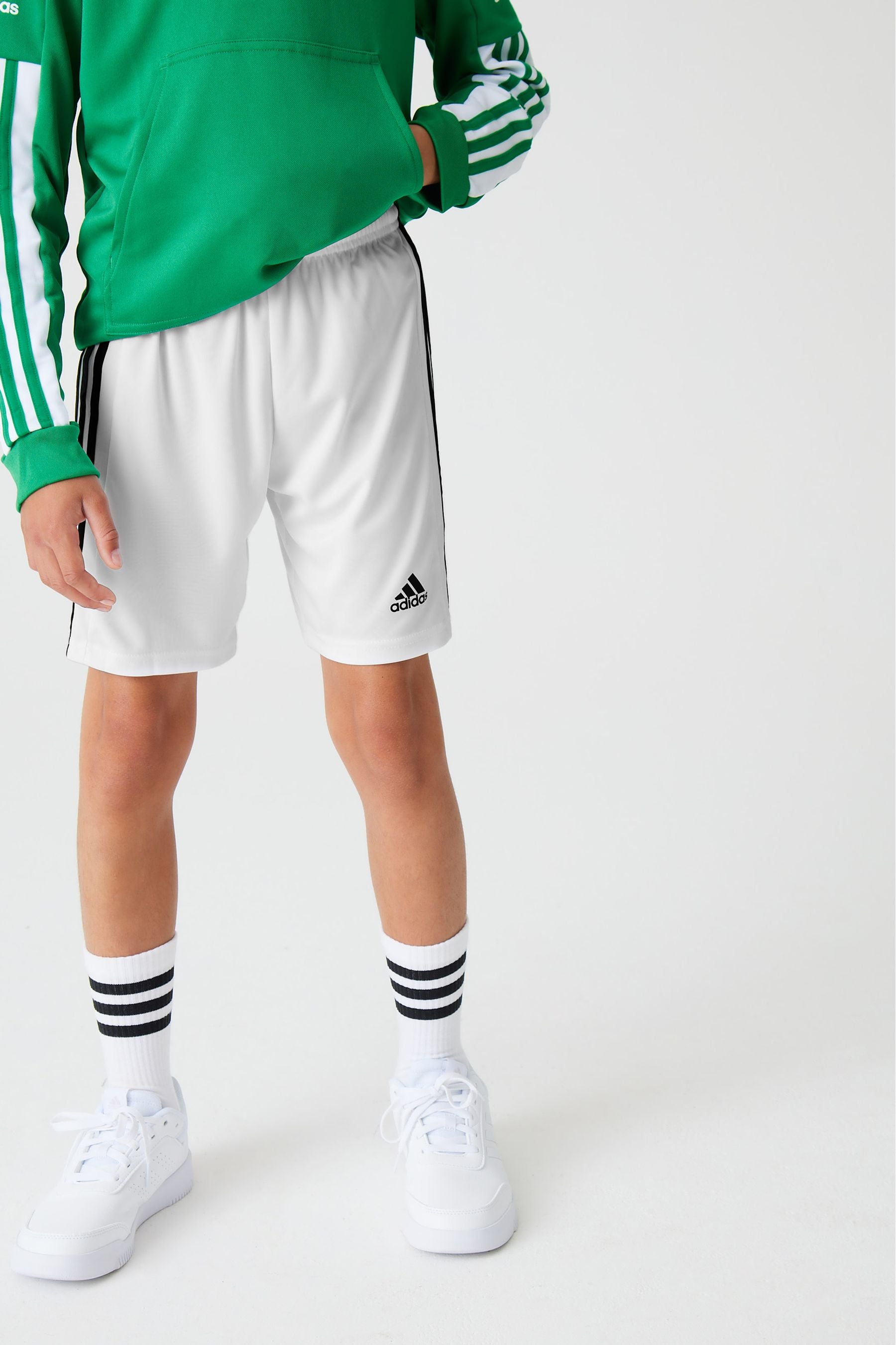 adidas White Squadra 21 Shorts