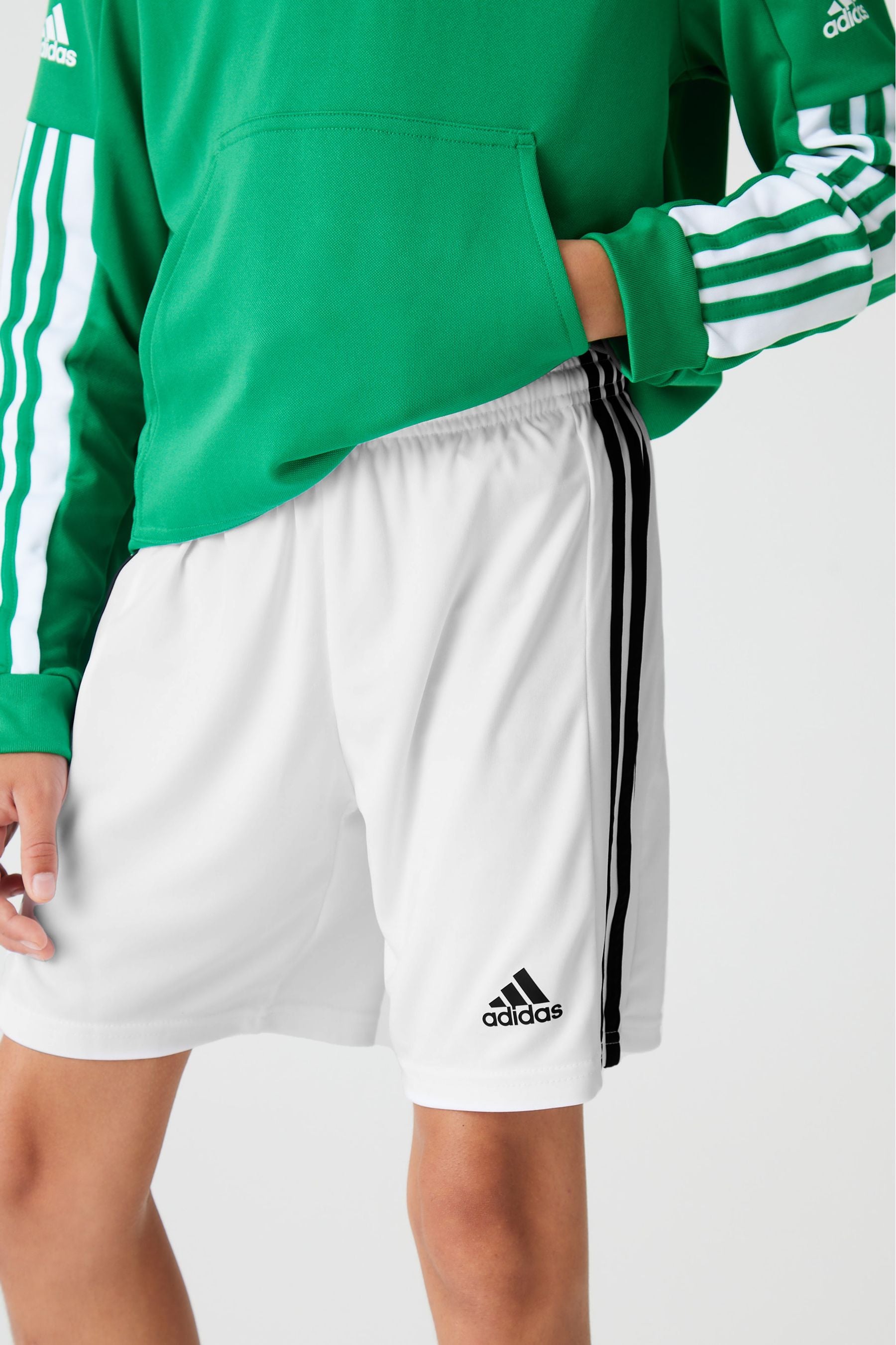 adidas White Squadra 21 Shorts