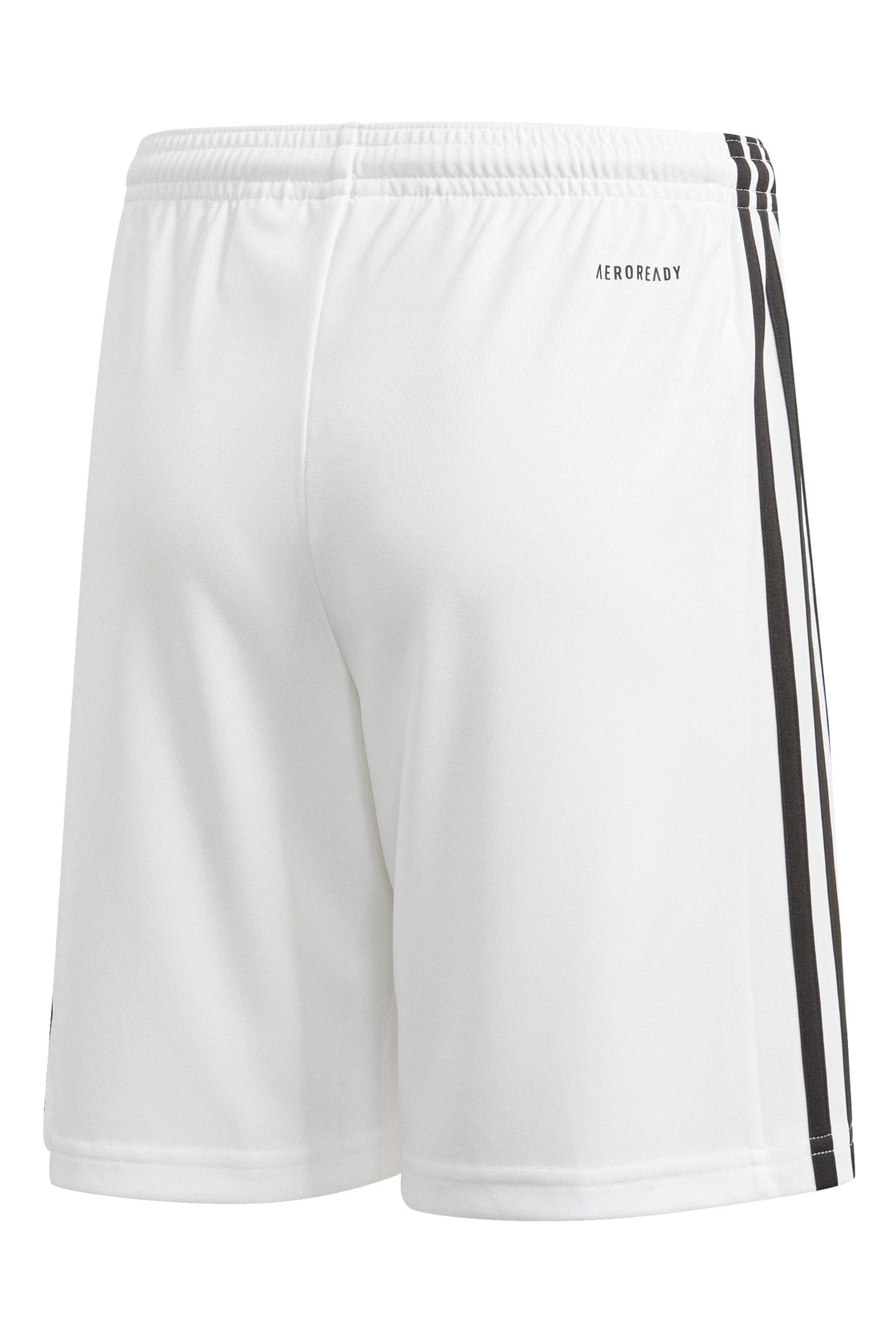 adidas White Squadra 21 Shorts