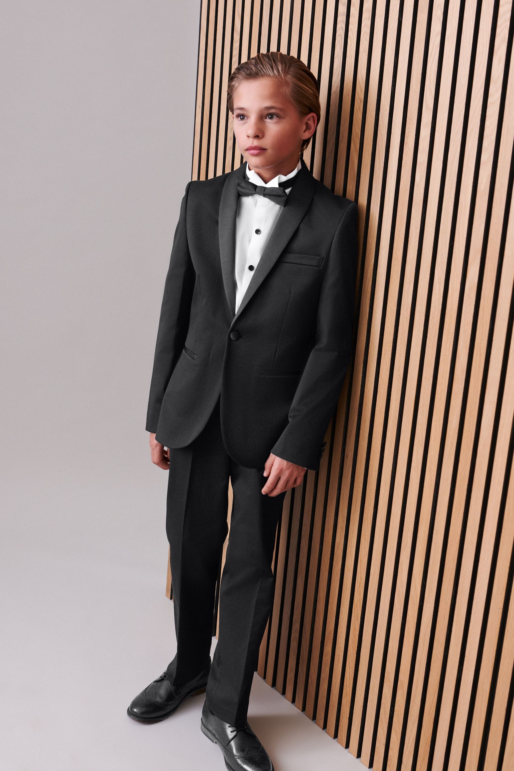 Black Jacket Tuxedo Suit Jacket (3-16yrs)