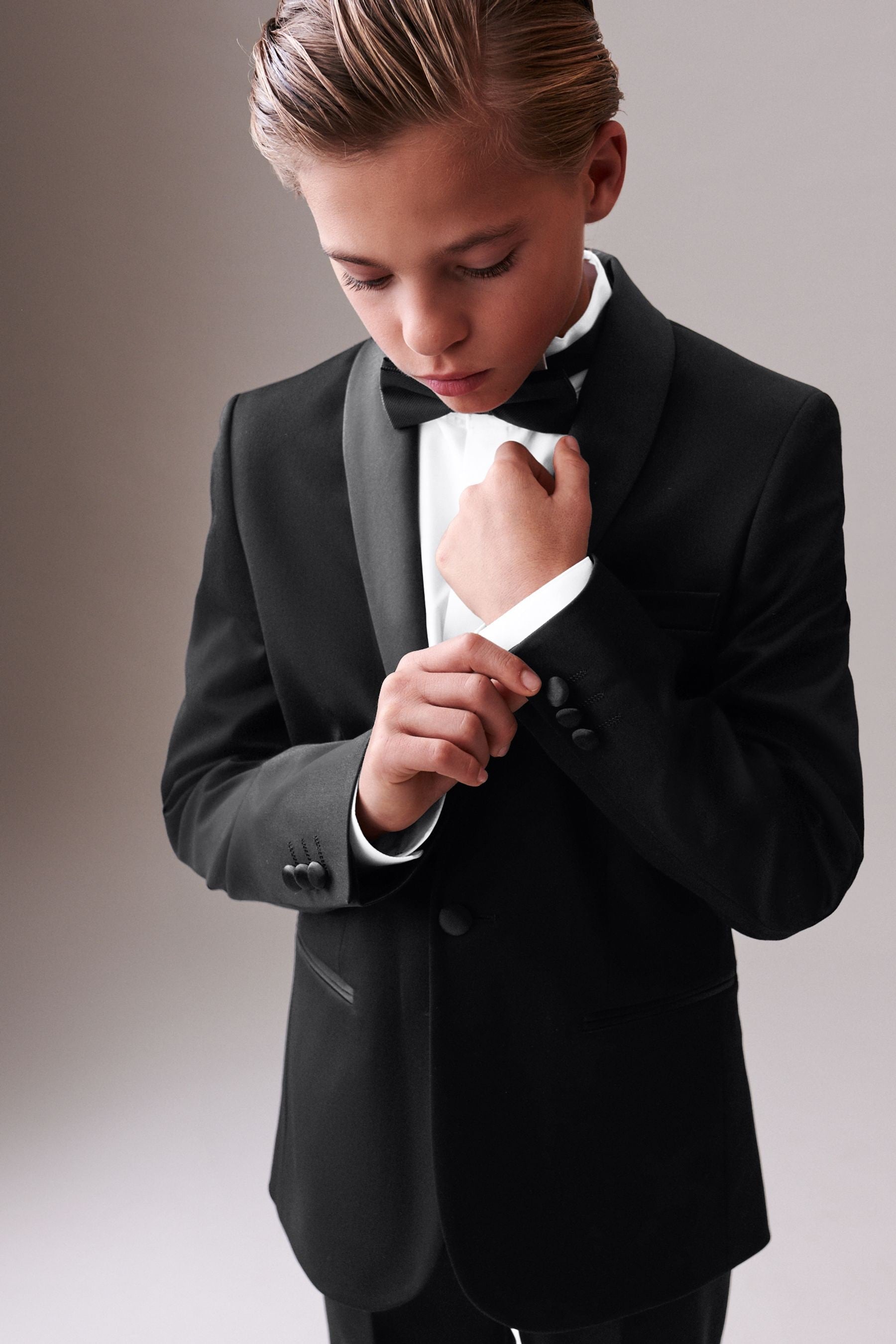 Black Jacket Tuxedo Suit Jacket (3-16yrs)