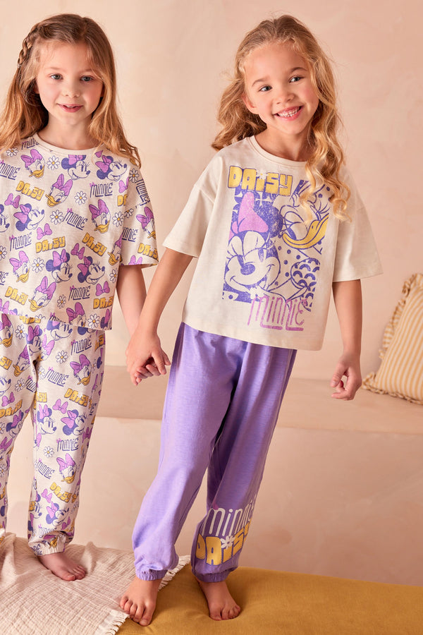 Purple Minnie Mouse Long Pyjamas 2 Pack (9mths-10yrs)