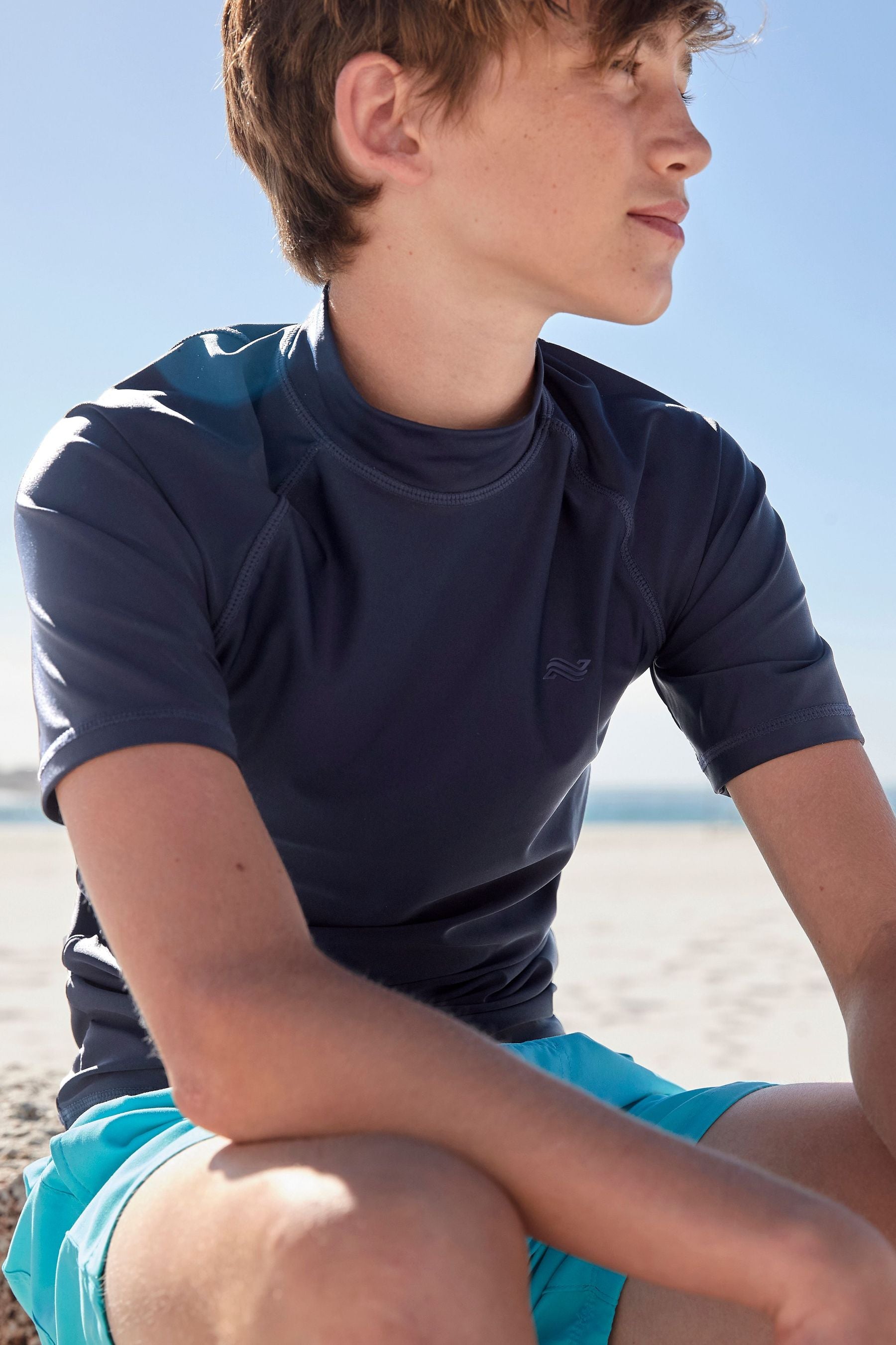 Navy Sunsafe Rash Vest (1.5-16yrs)