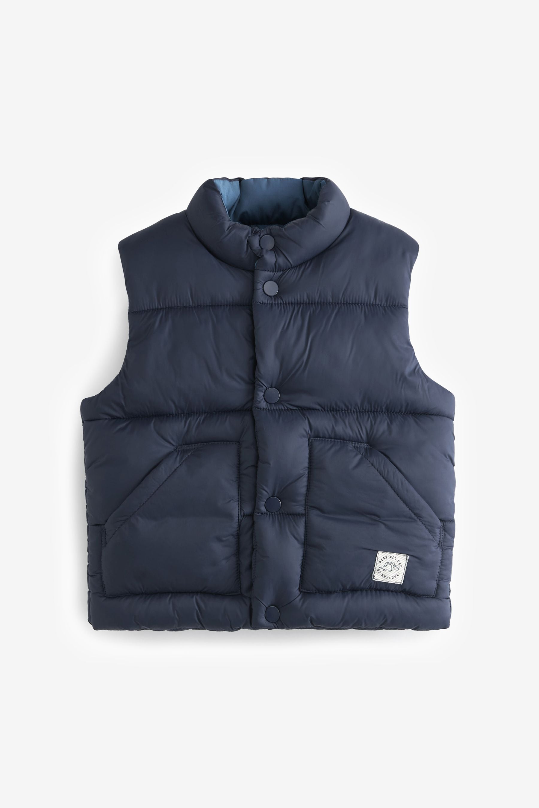 Navy Blue Padded Gilet (3mths-10yrs)