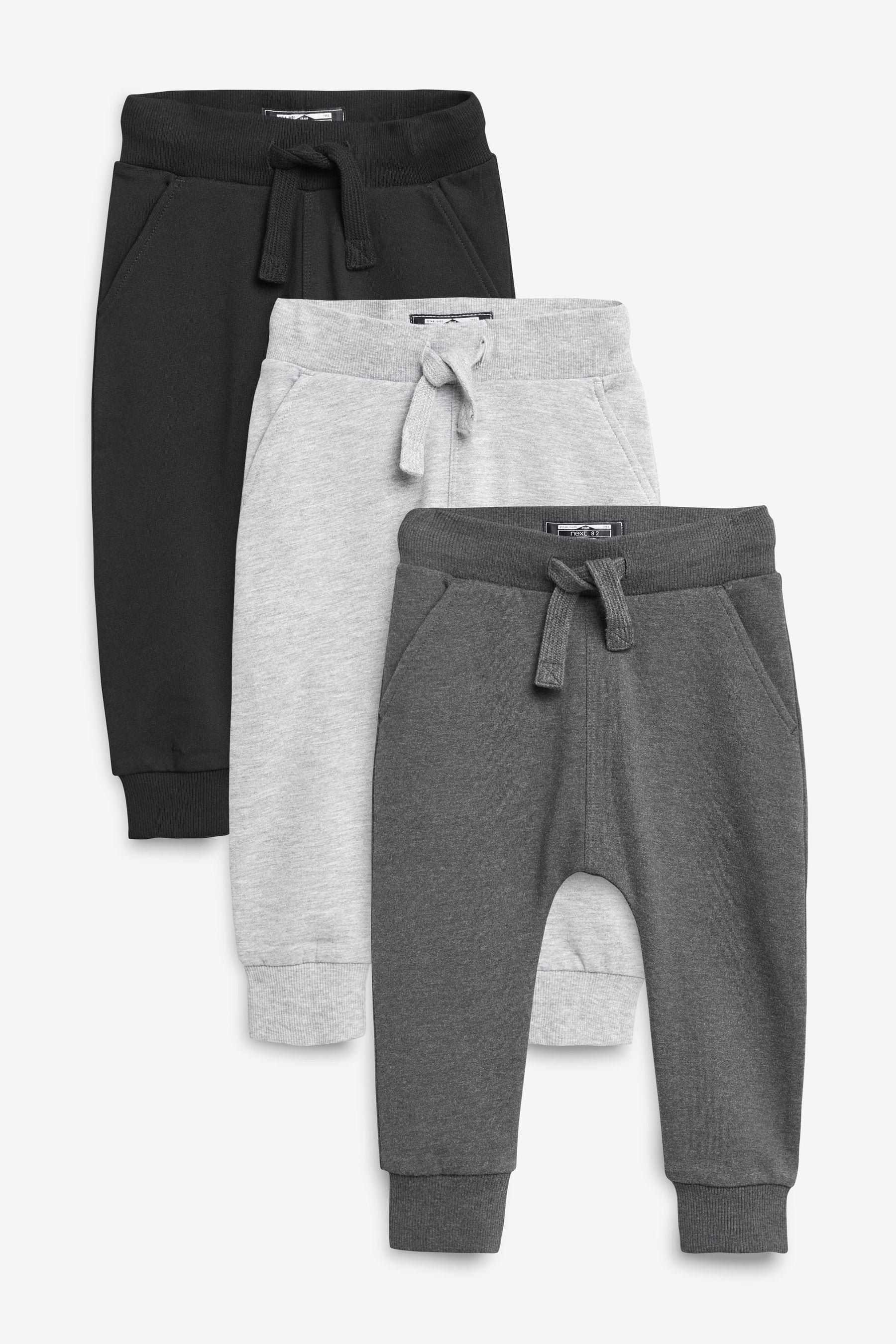 Mono Super Skinny Joggers 3 Pack (3mths-7yrs)