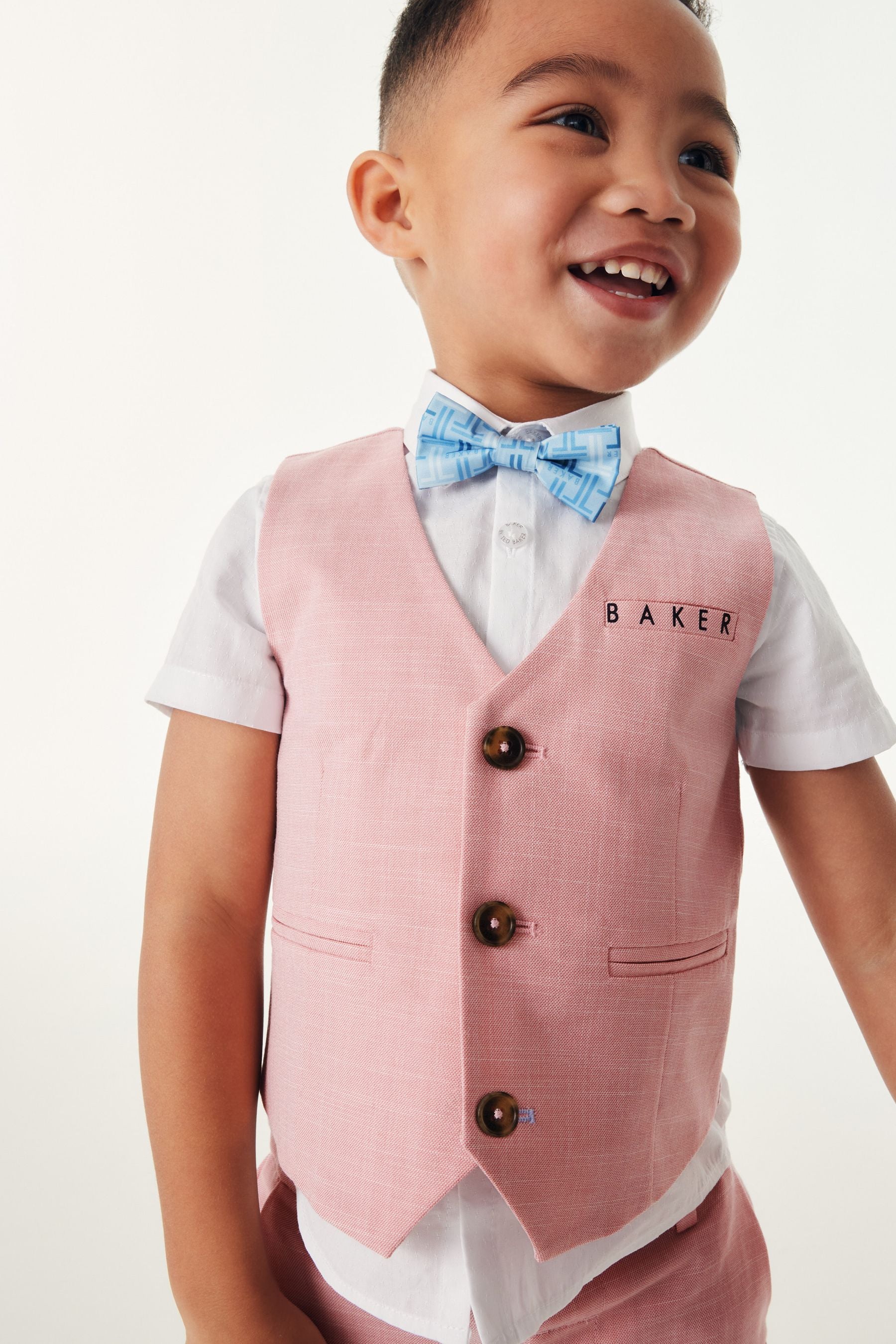 Baker by Ted Baker Shirt Waistcoat and Short Set