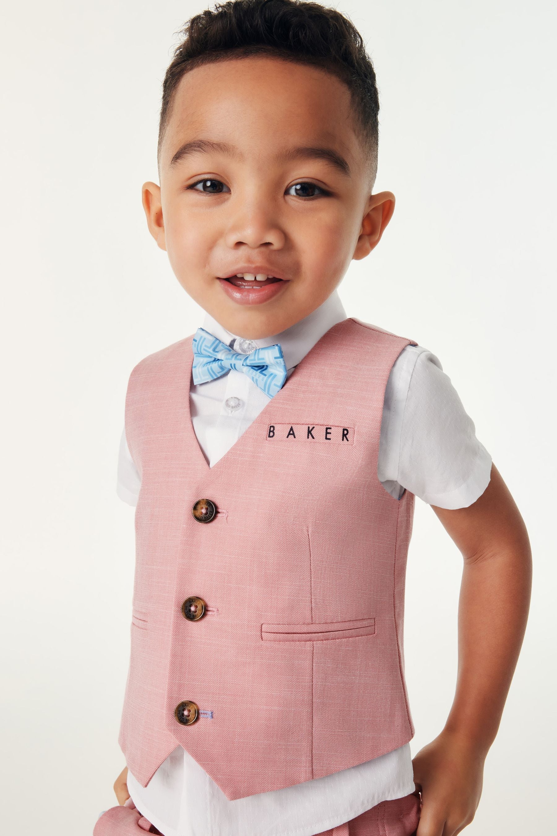 Baker by Ted Baker Shirt Waistcoat and Short Set