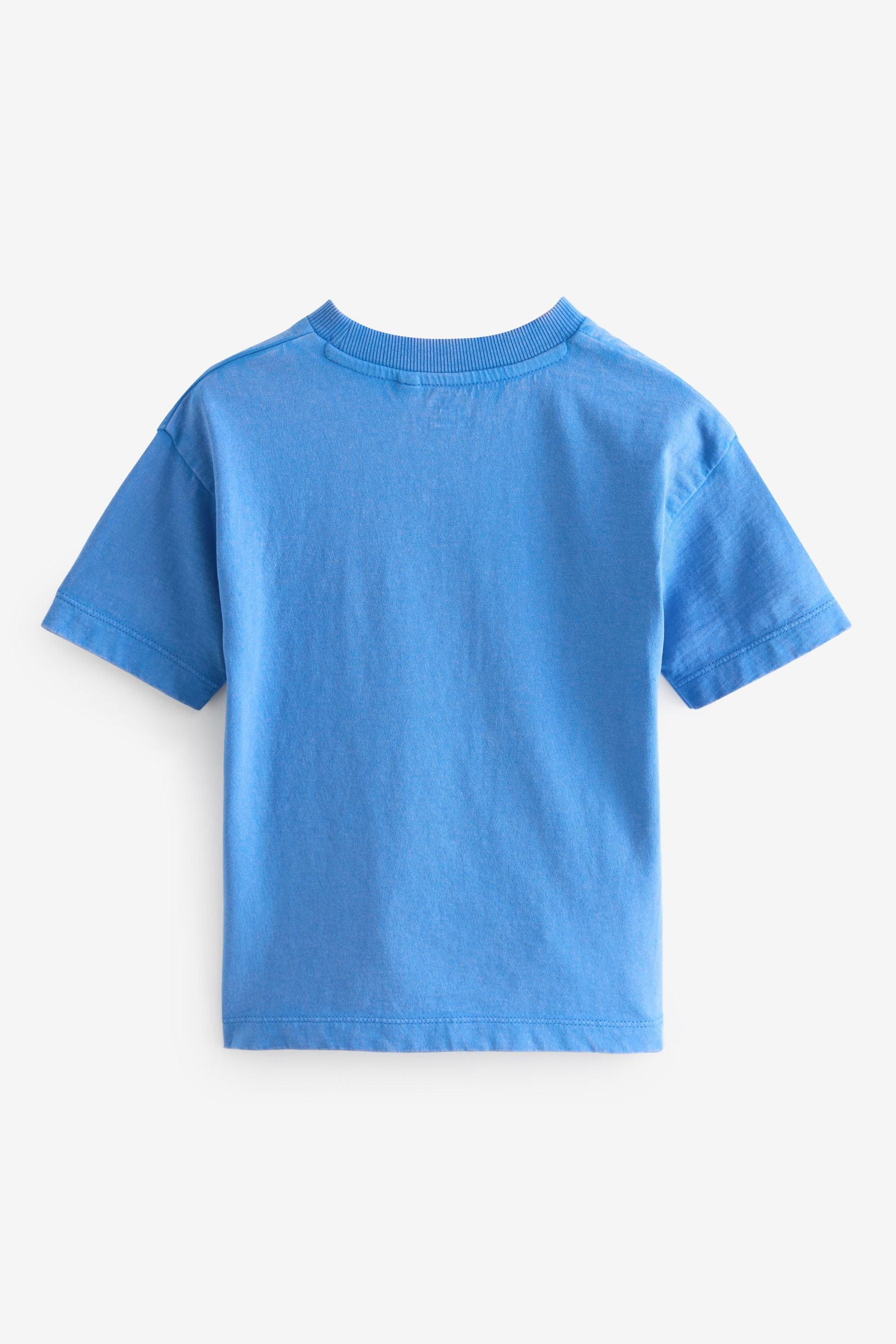 Blue Car 100% Cotton Short Sleeve Character T-Shirt (3mths-7yrs)