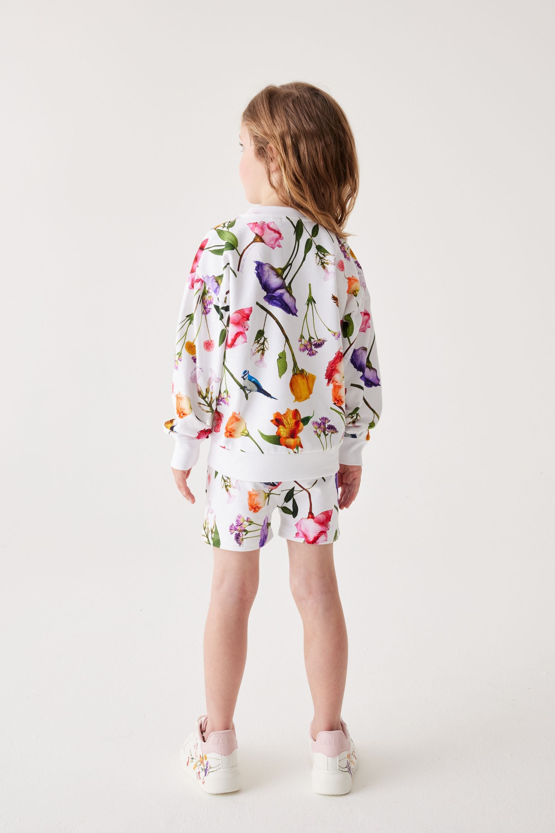 Baker by Ted Baker Floral White Sweater And Shorts Set