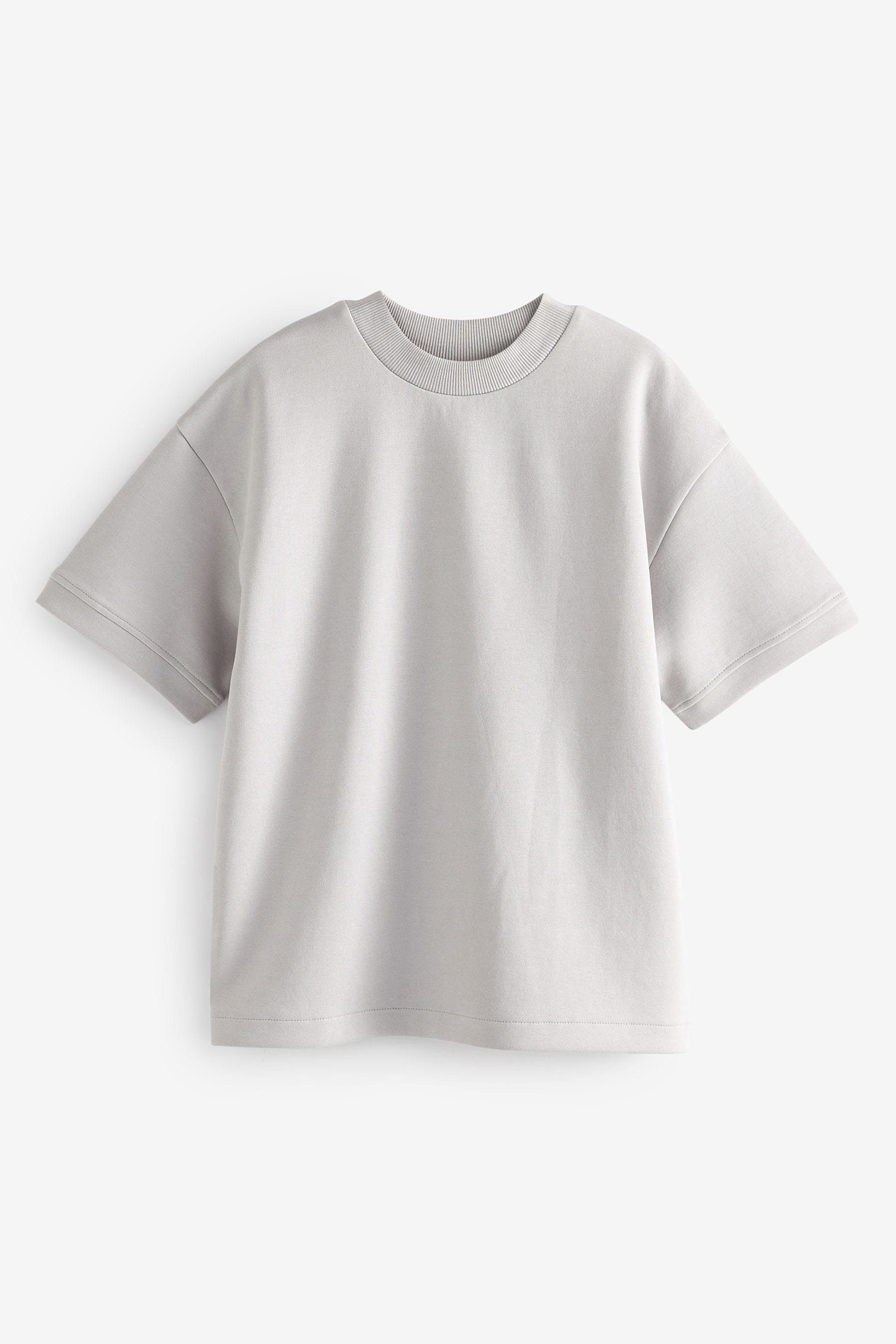 Grey Relaxed Fit Heavyweight T-Shirt (3-16yrs)