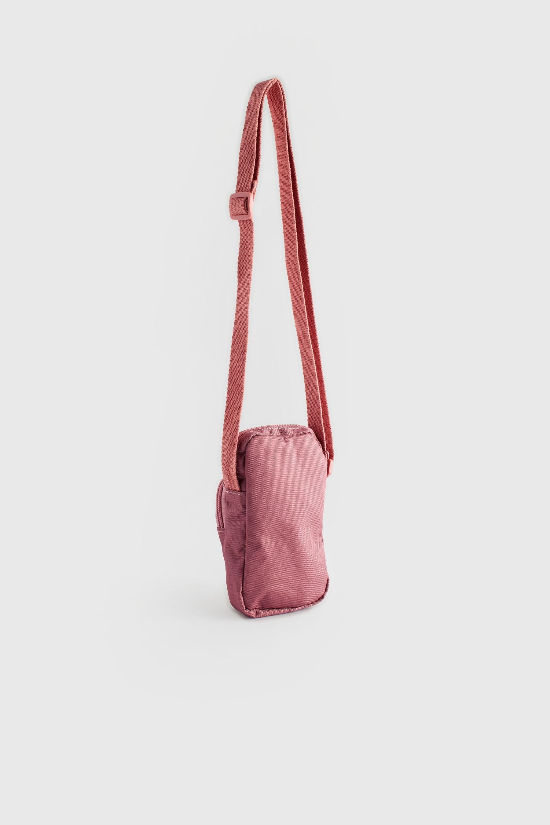 Bright Pink Initial Sun patch Cross-Body Bag