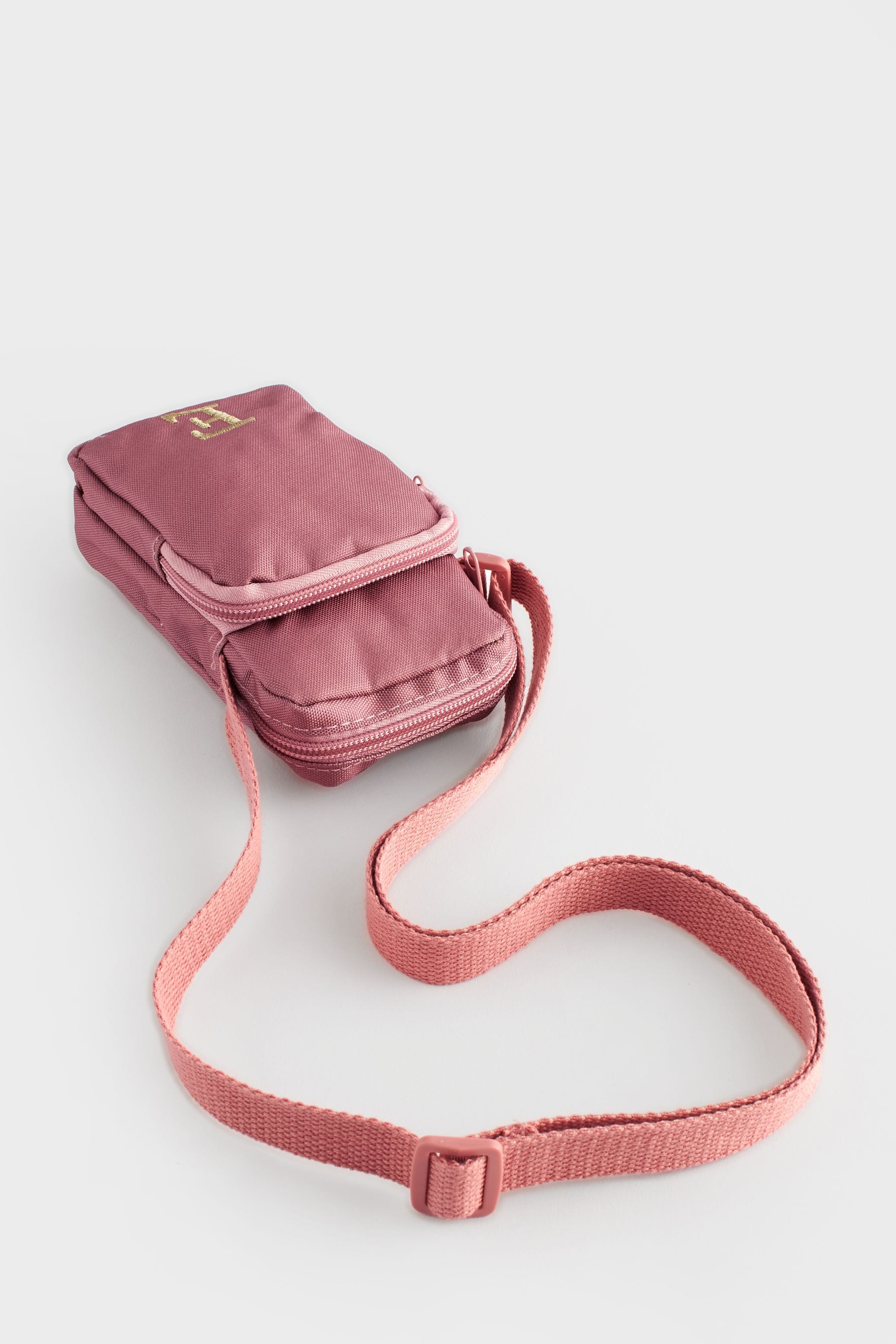 Bright Pink Initial Sun patch Cross-Body Bag