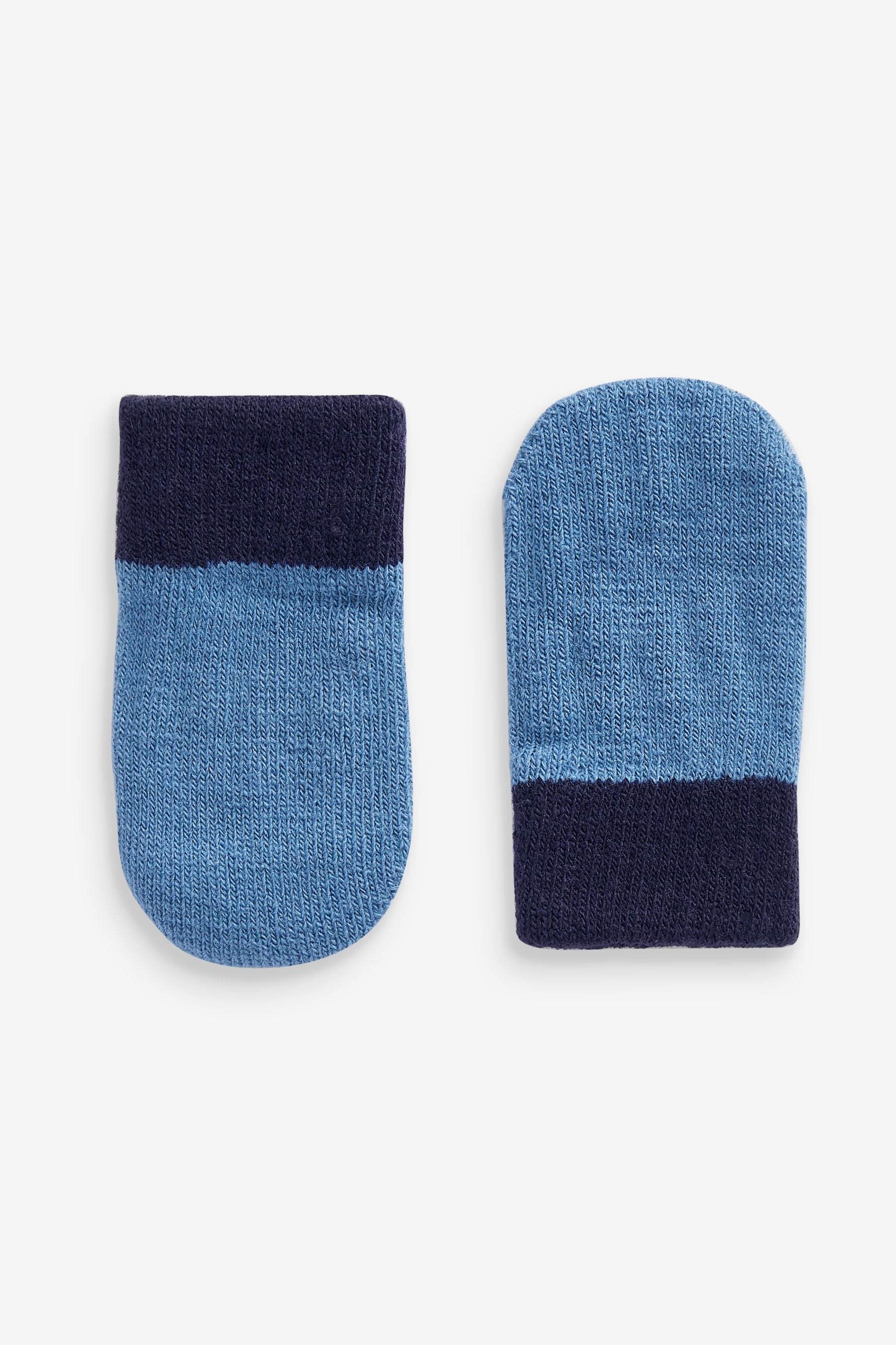 Navy/Bue/Grey Mittens 3 Pack (3mths-6yrs)