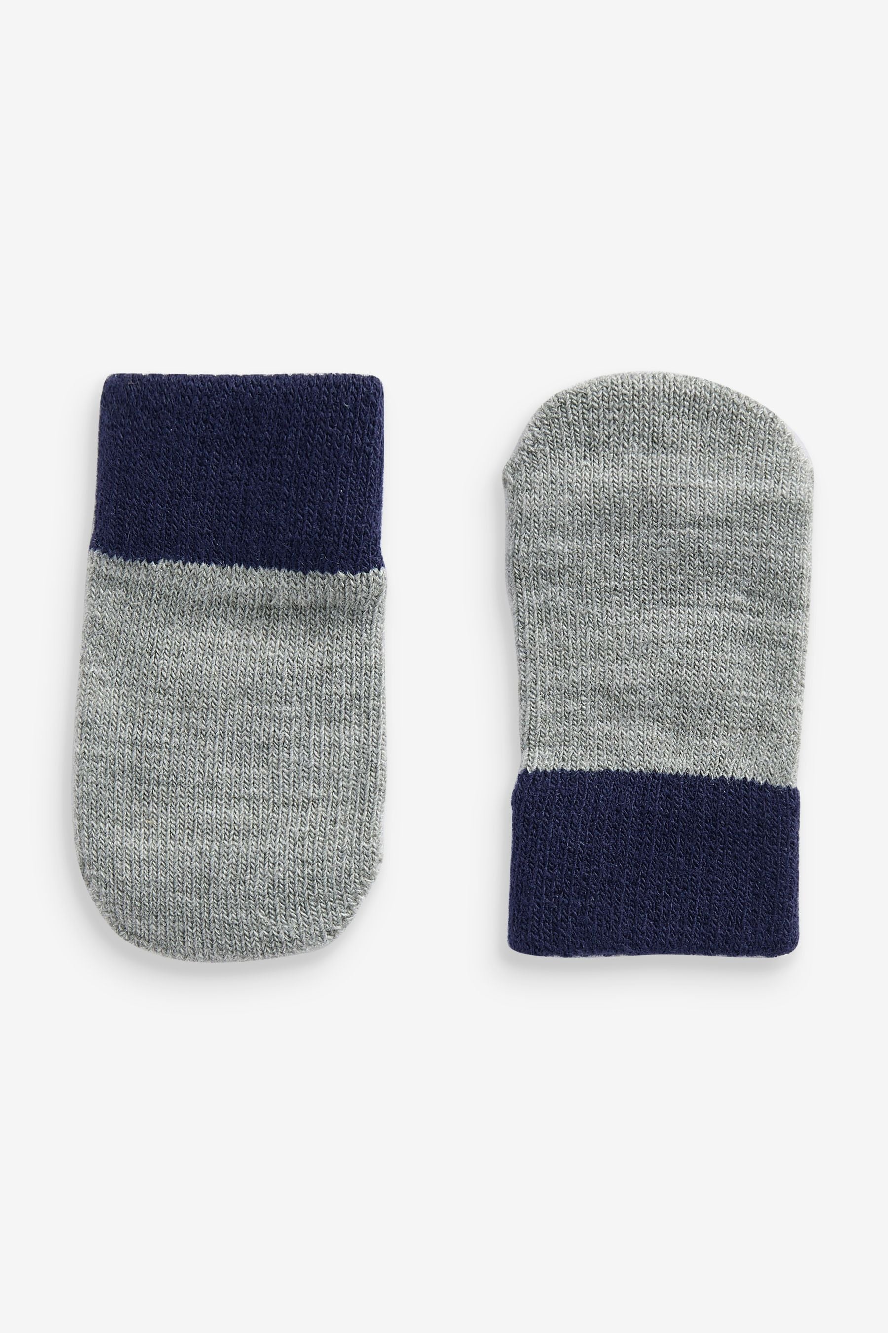 Navy/Bue/Grey Mittens 3 Pack (3mths-6yrs)