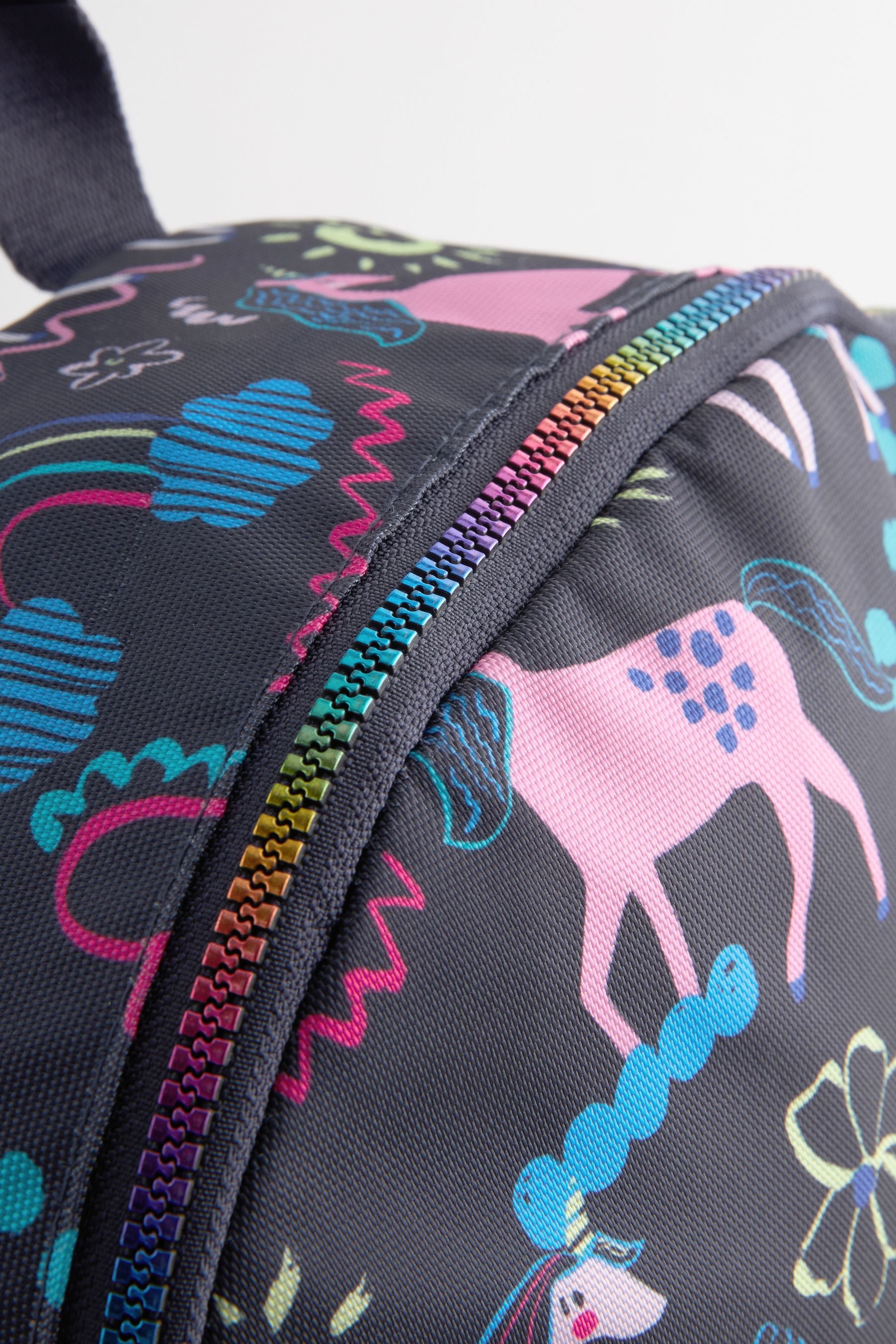 Navy Unicorn Backpack