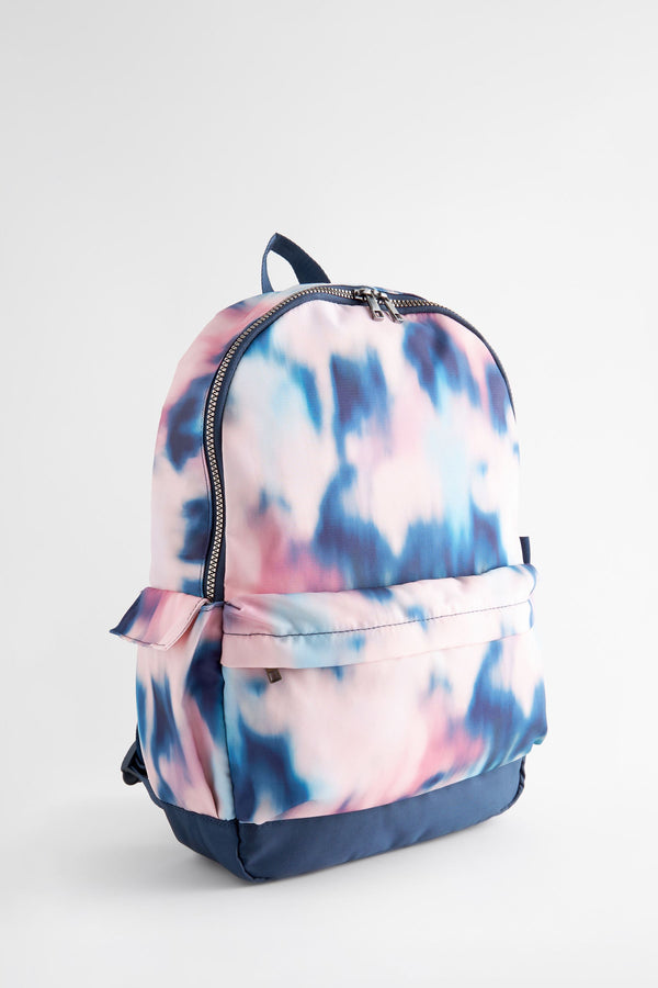 Pink/Blue Tie Dye Backpack