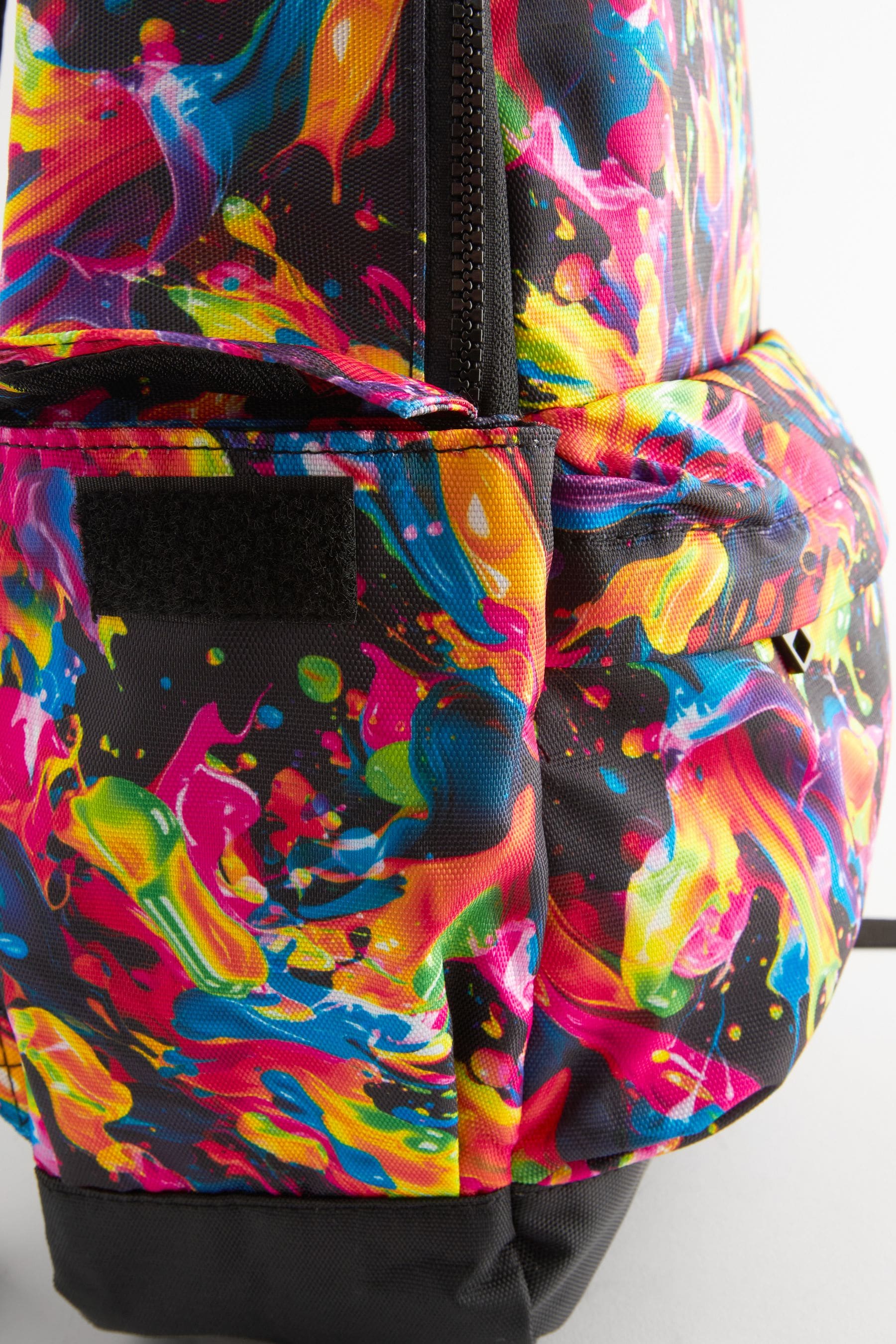 Multi Bright Marble Backpack