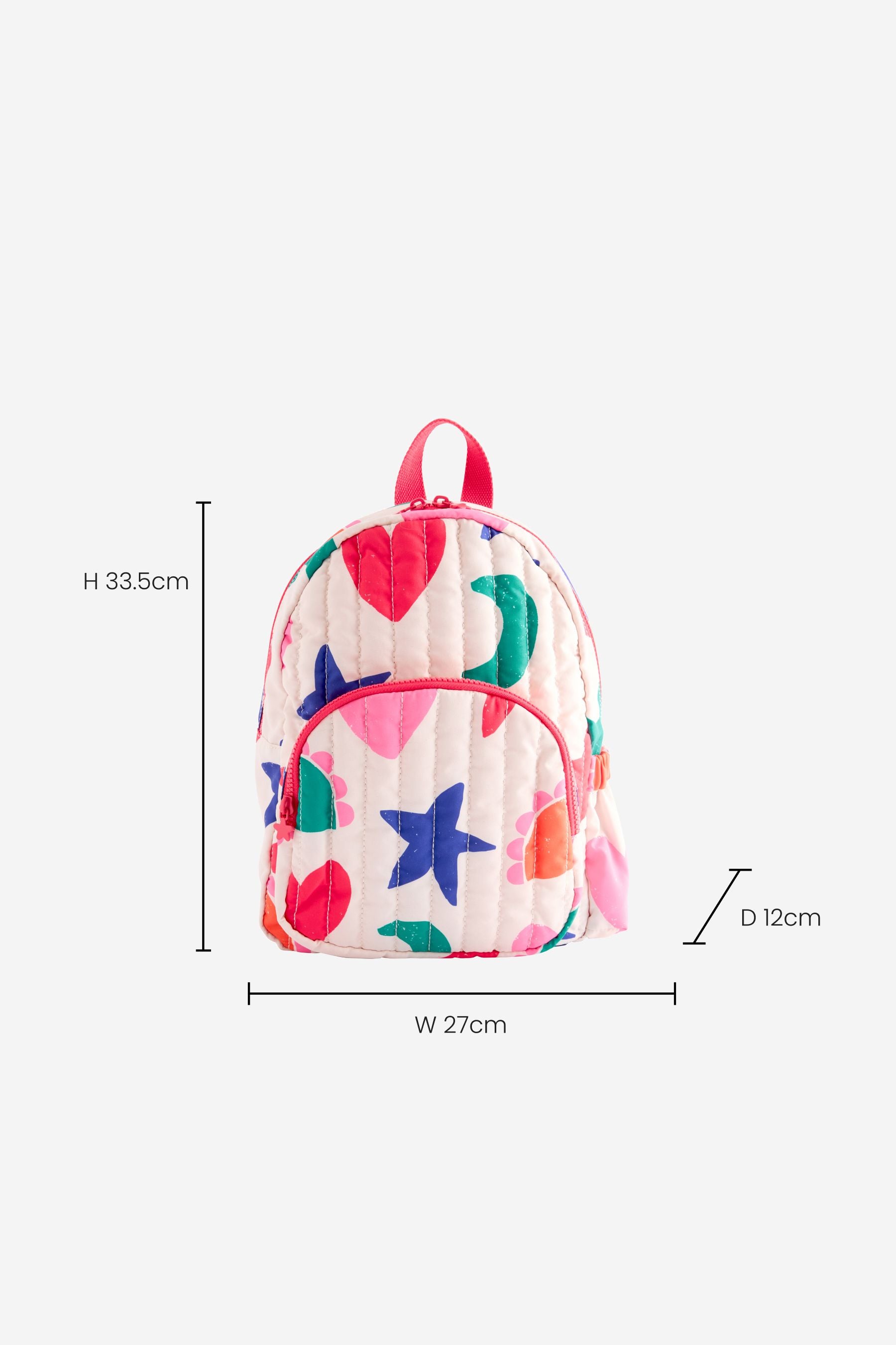 Star/Heart Quilted Backpack