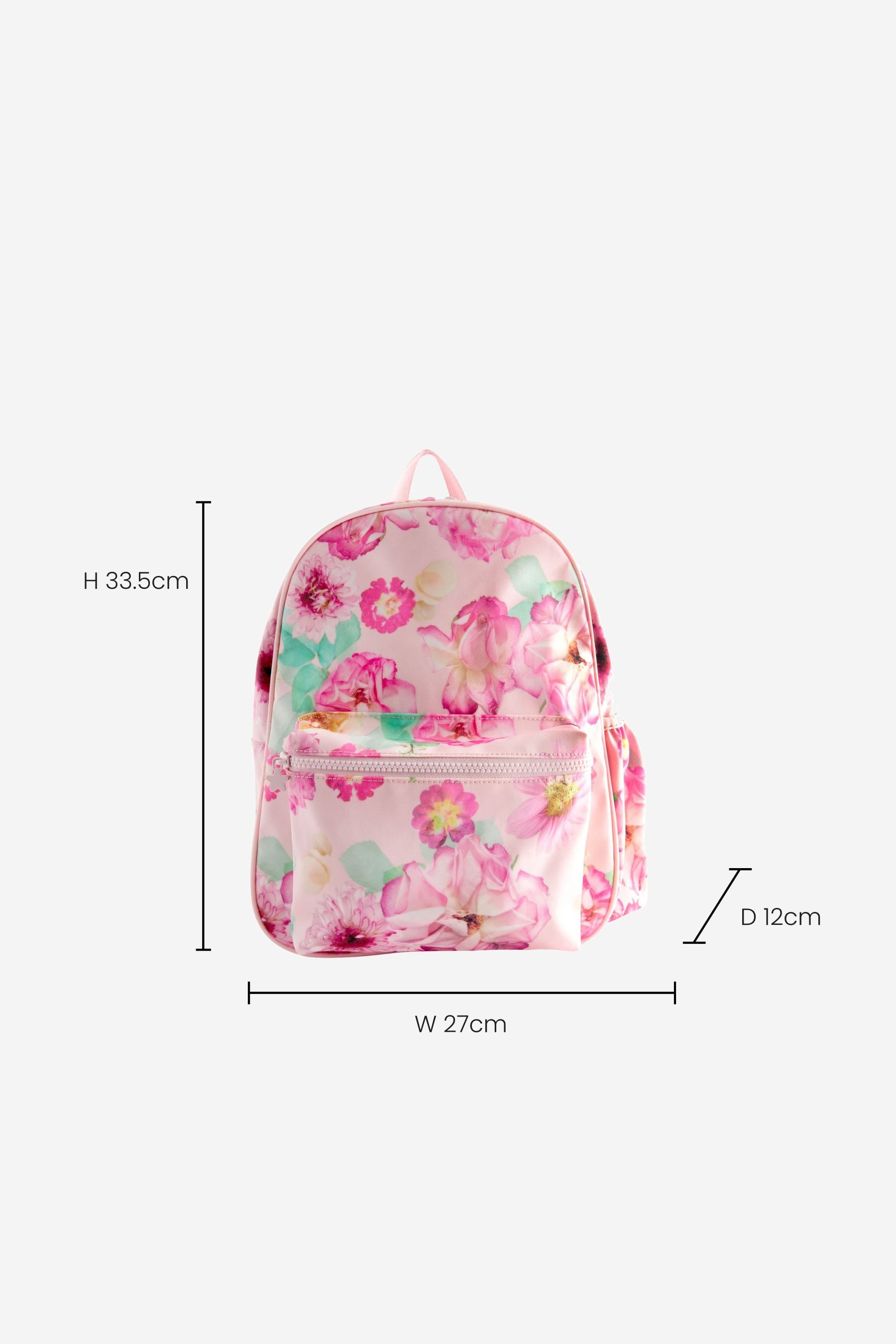 Pink Floral Backpack