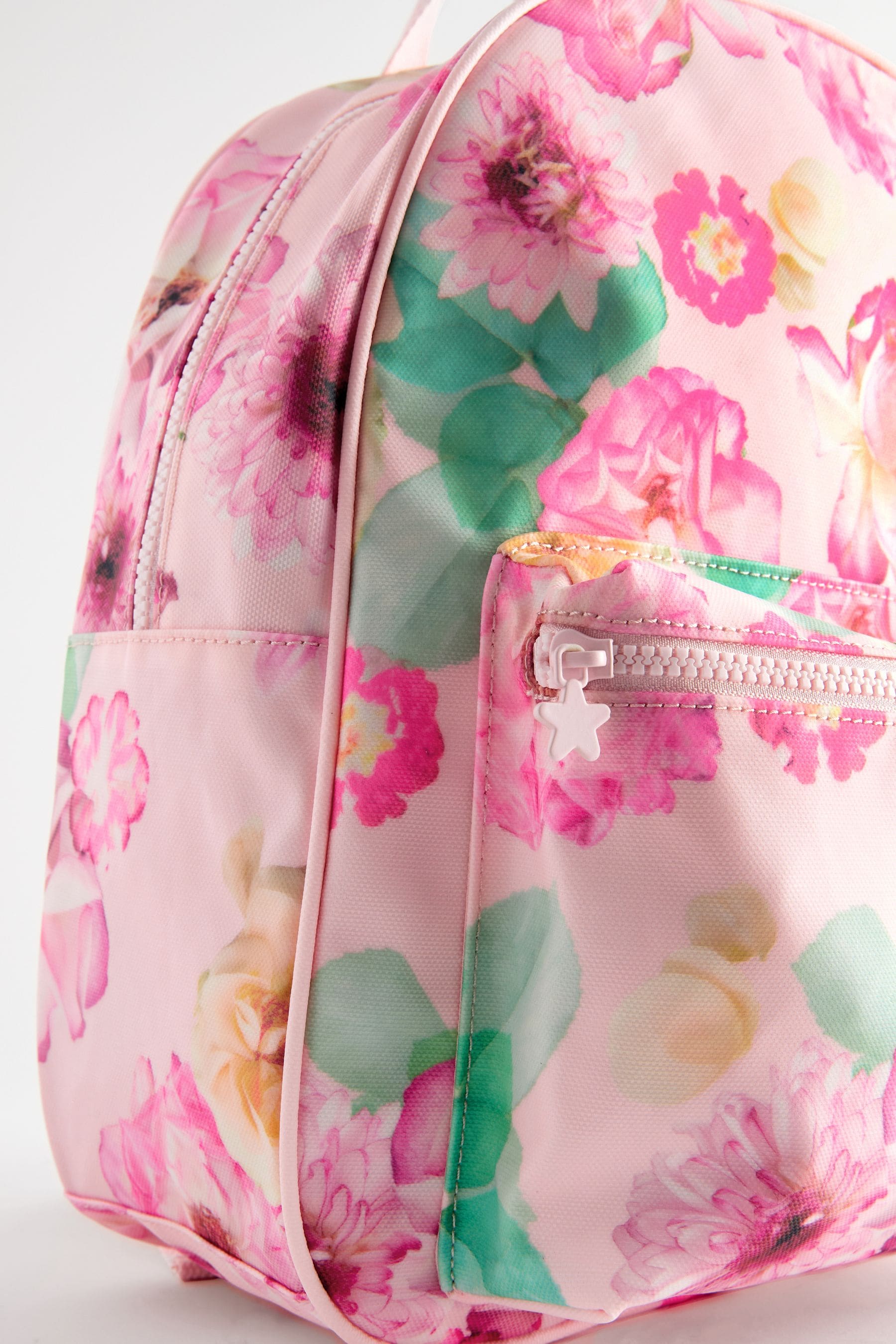 Pink Floral Backpack