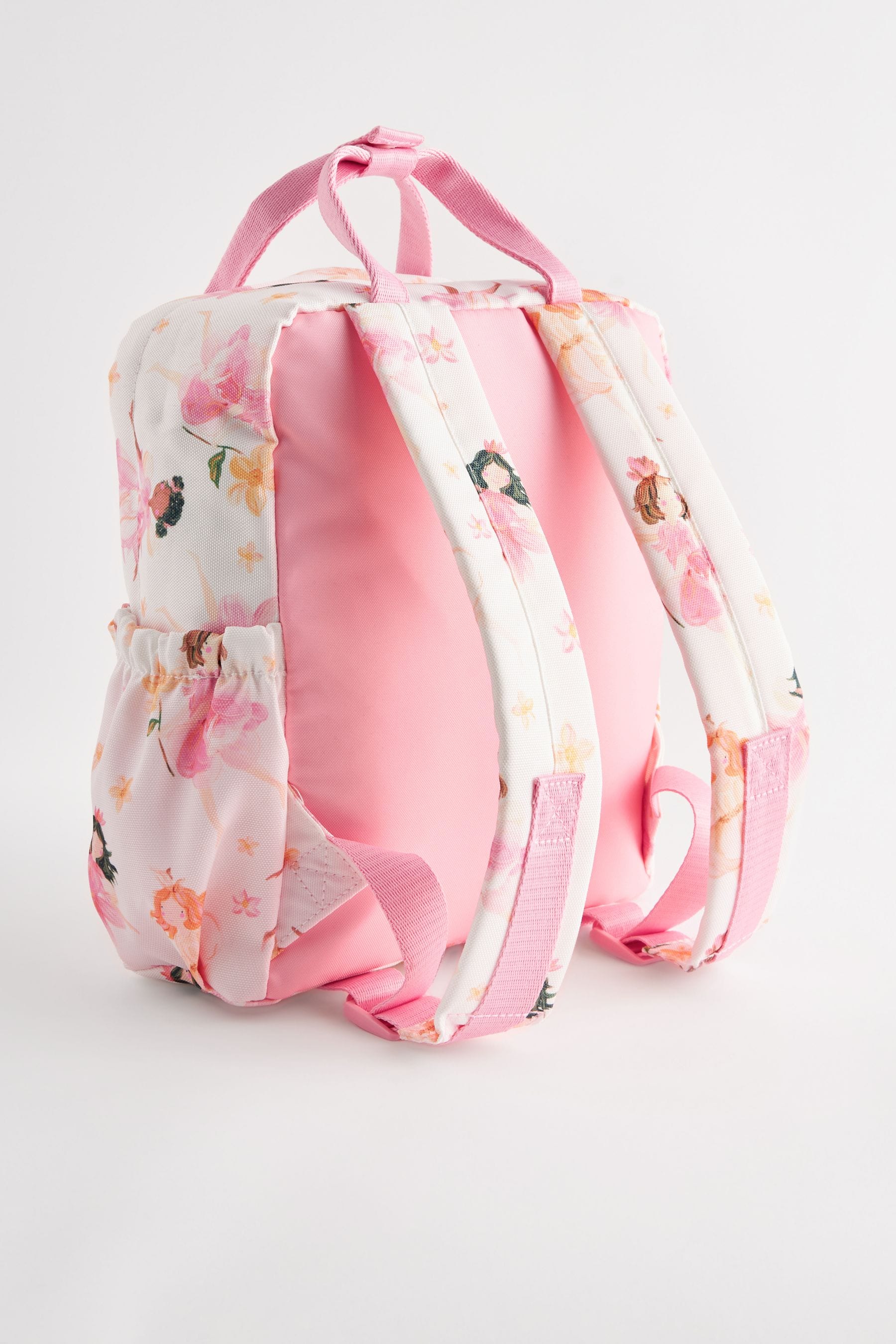 Pink/White Fairy Small Handle Backpack