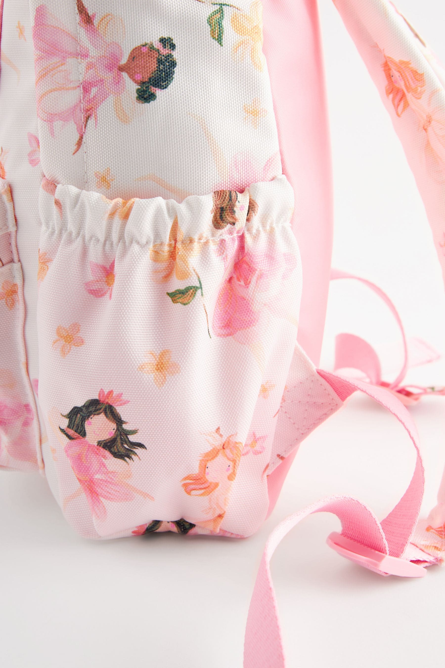 Pink/White Fairy Small Handle Backpack