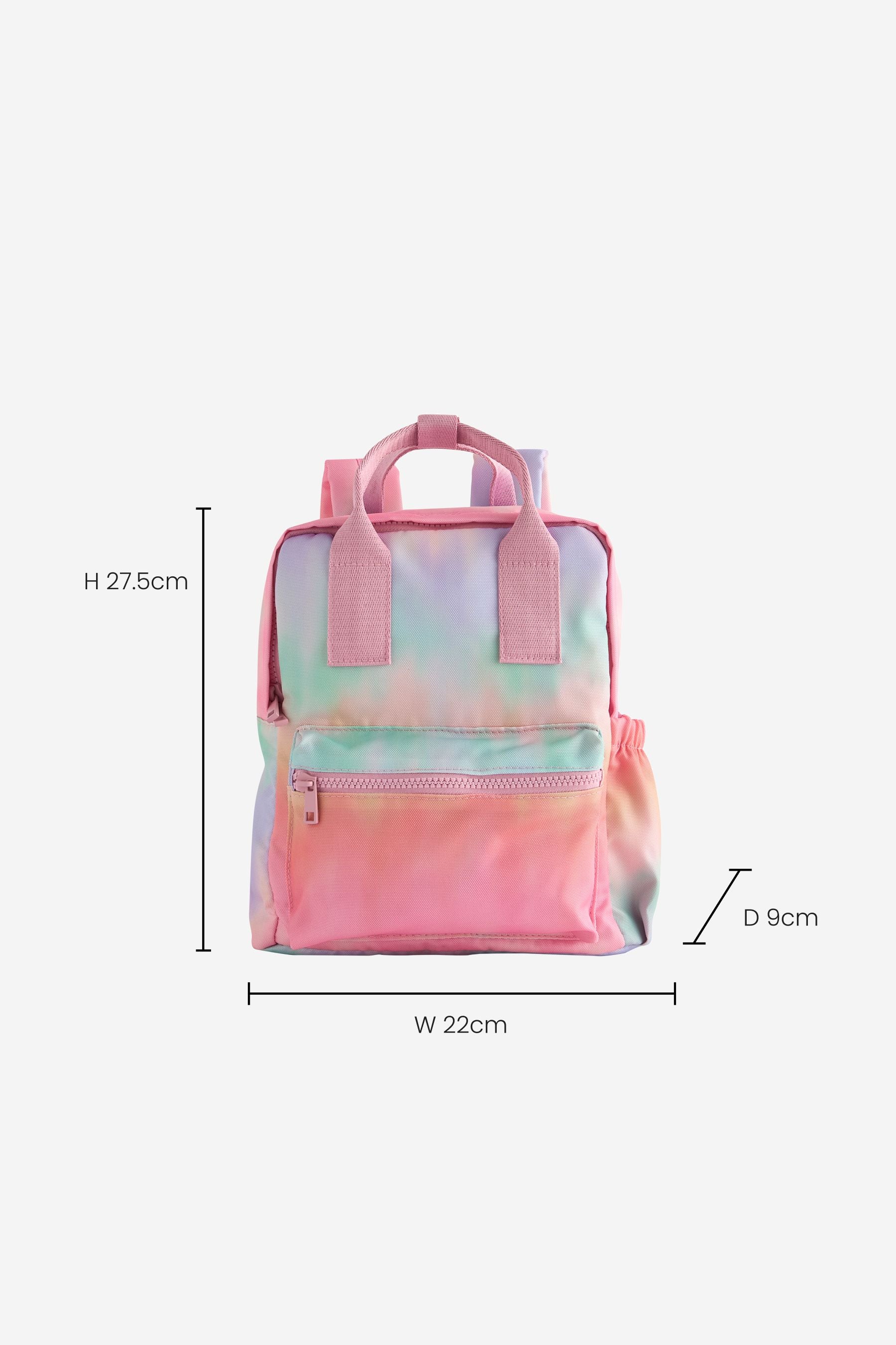 Multi Ombre Rainbow Small Handle Backpack