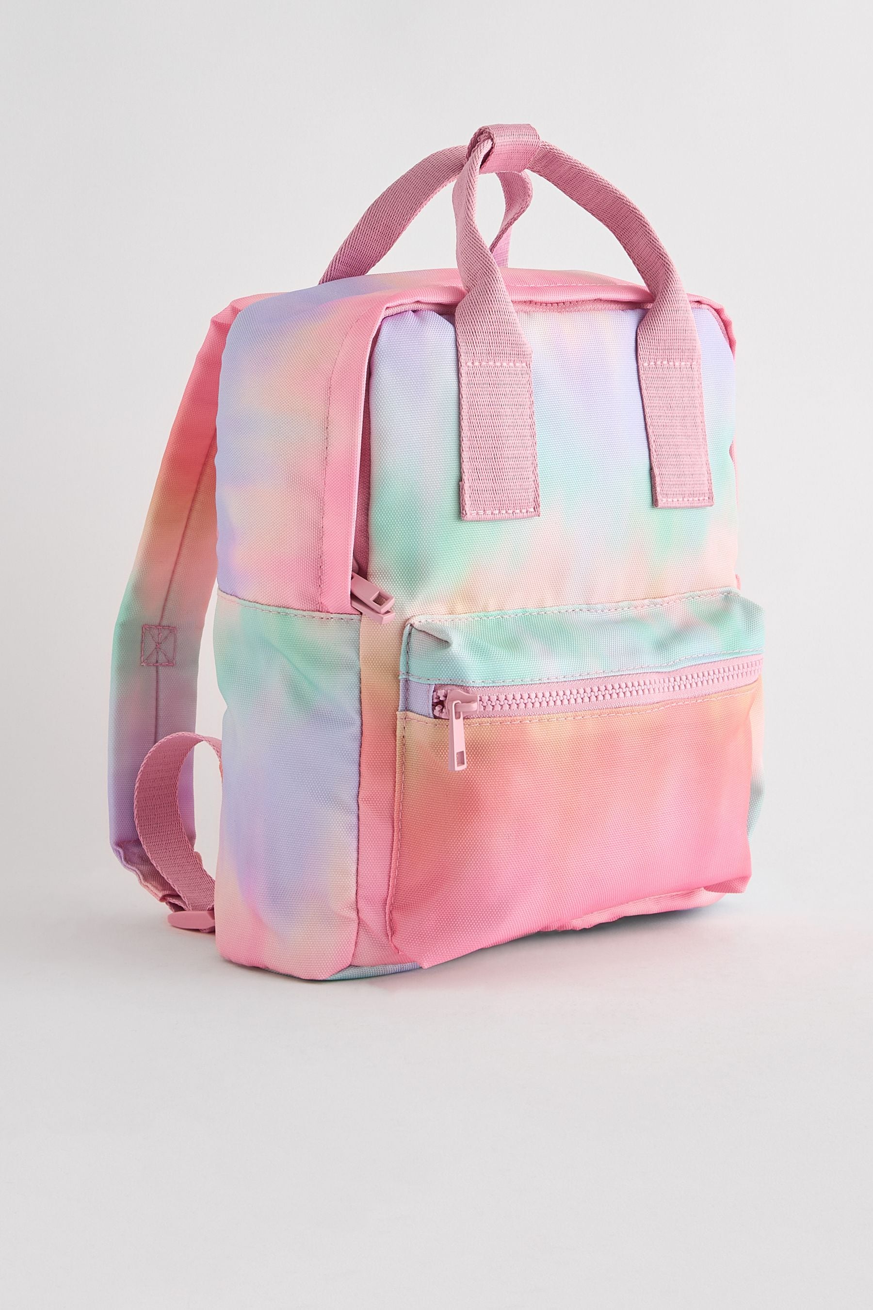 Multi Ombre Rainbow Small Handle Backpack