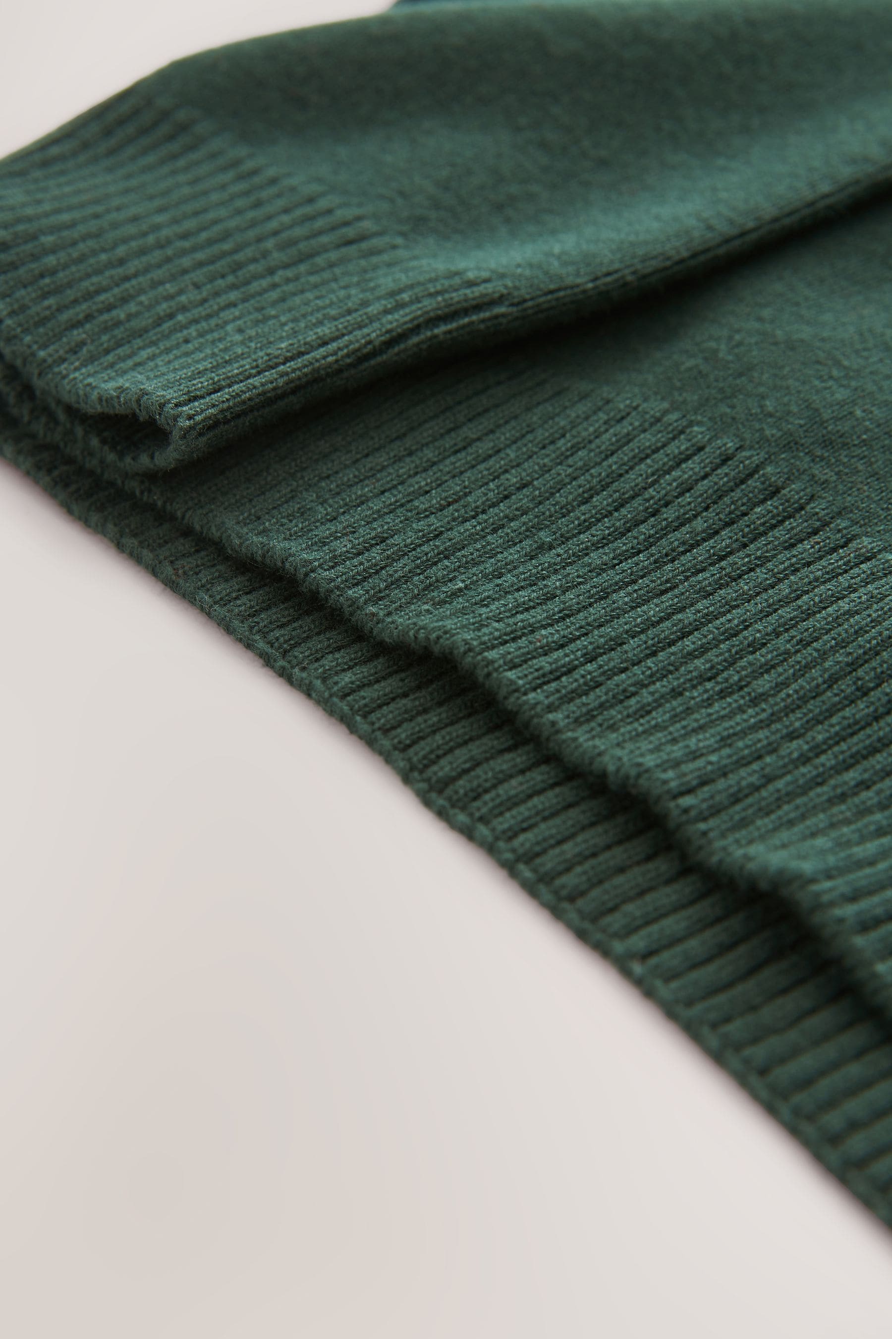 Green Knitted V-Neck School Jumper (3-18yrs)