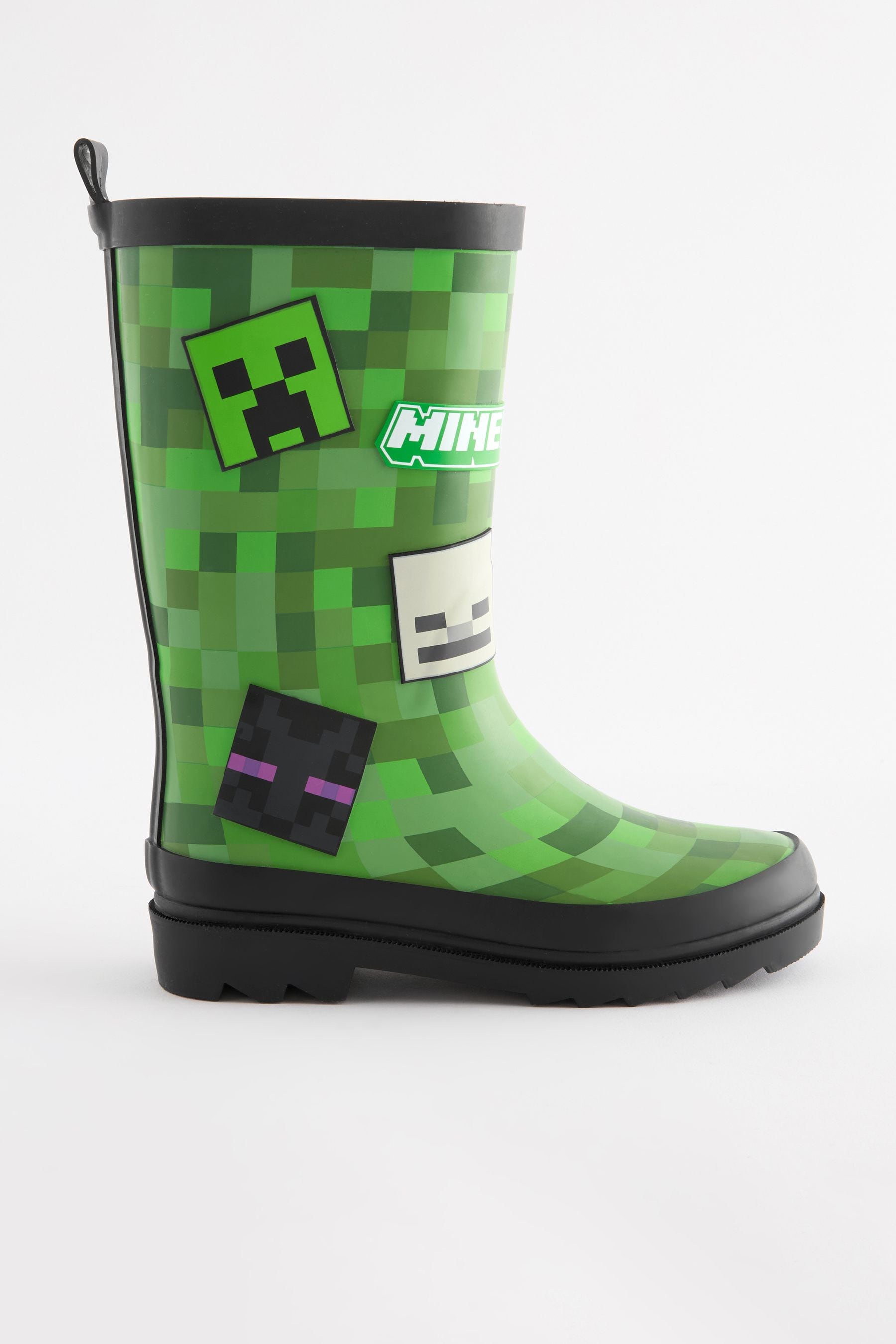 Green Minecraft Tall Wellies