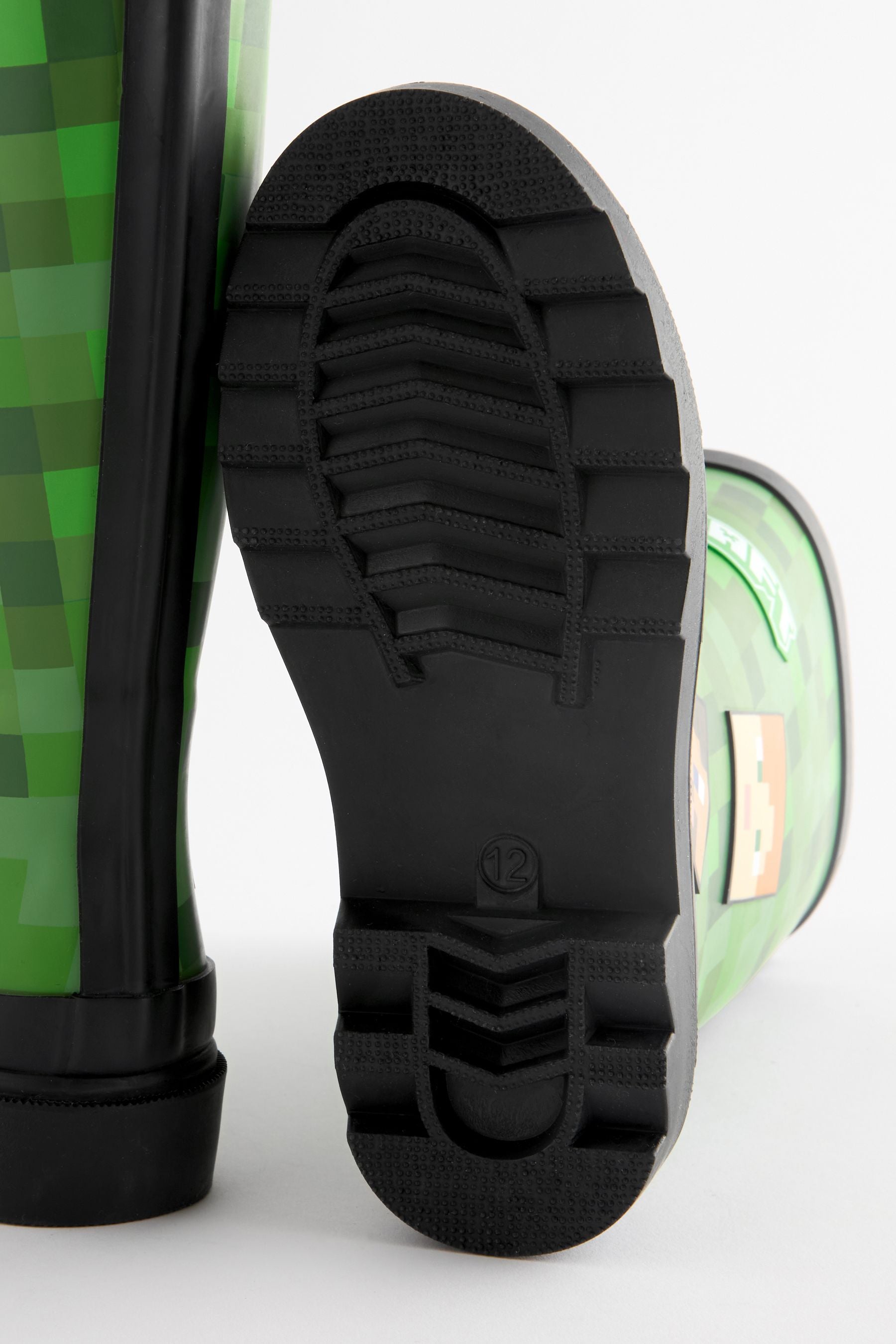 Green Minecraft Tall Wellies