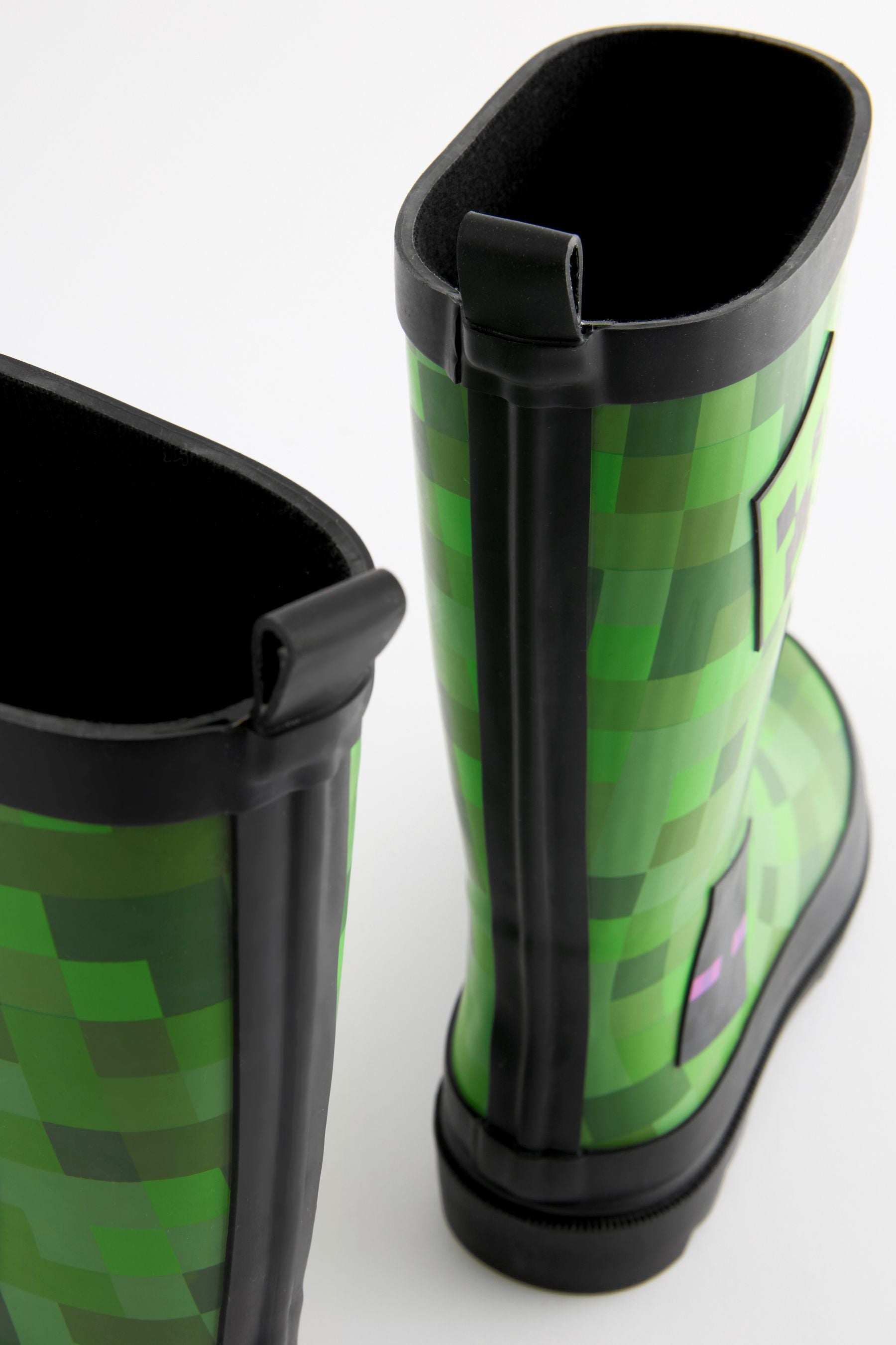 Green Minecraft Tall Wellies