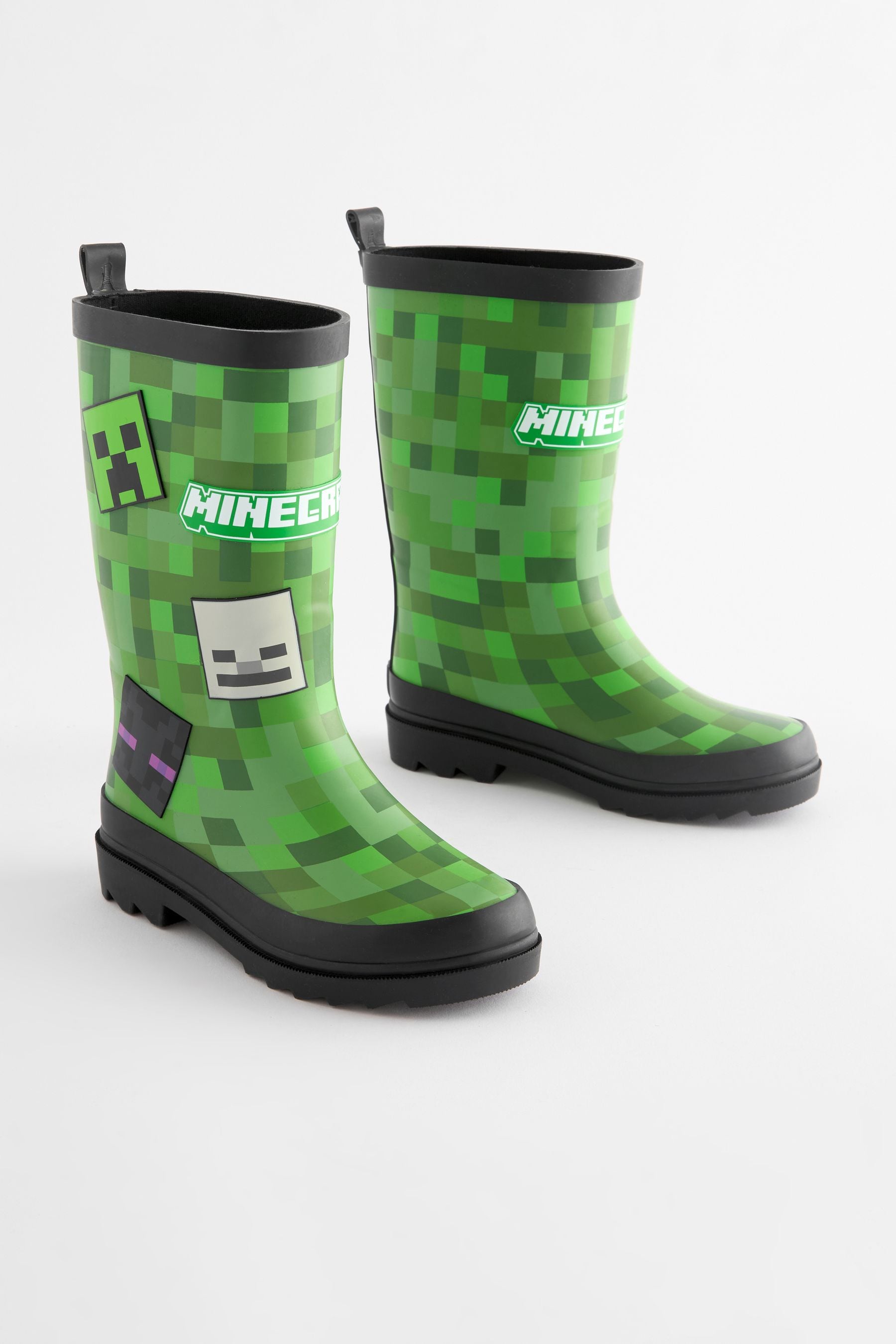 Green Minecraft Tall Wellies