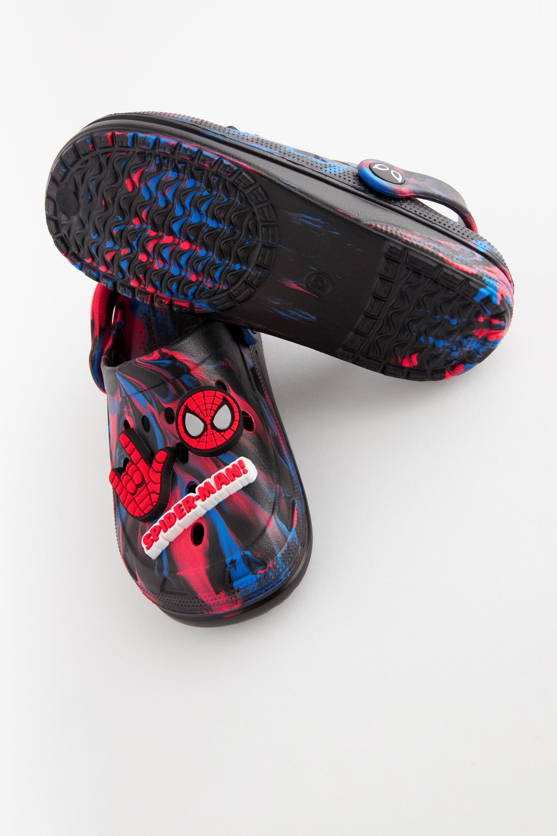 Red/Blue Spiderman Clog