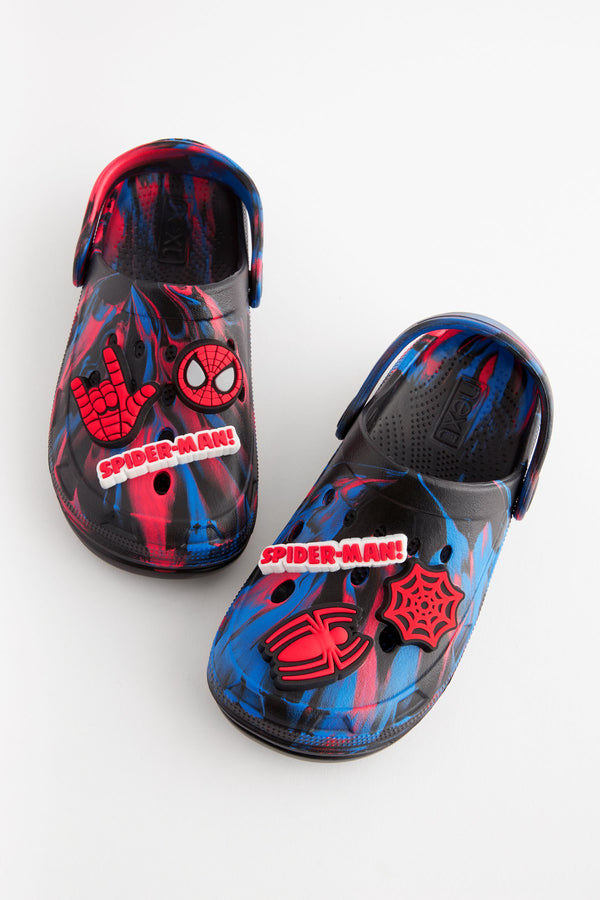 Red/Blue Spiderman Clog