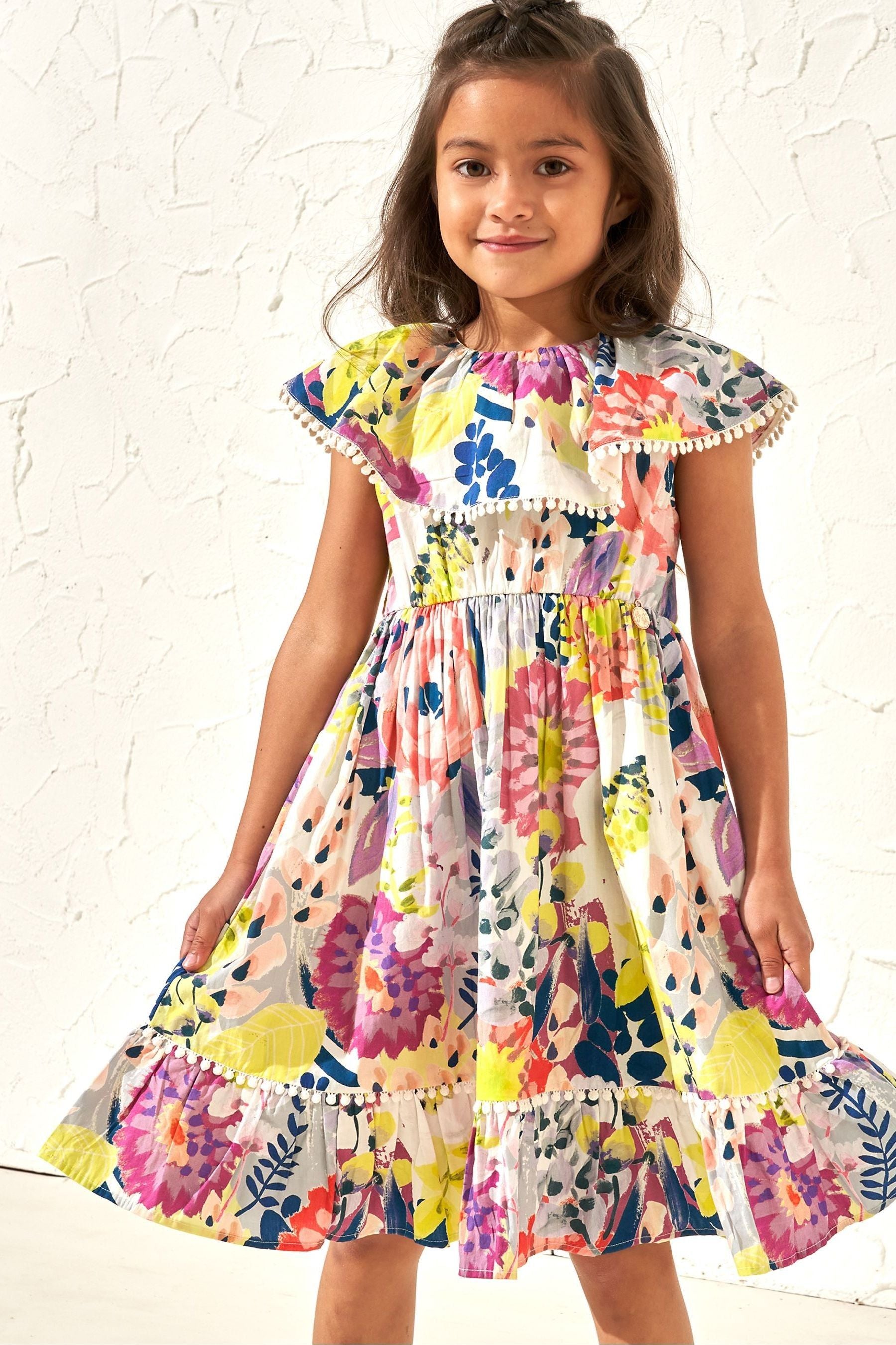 Angel & Rocket Purple Tasha Collar Sundress