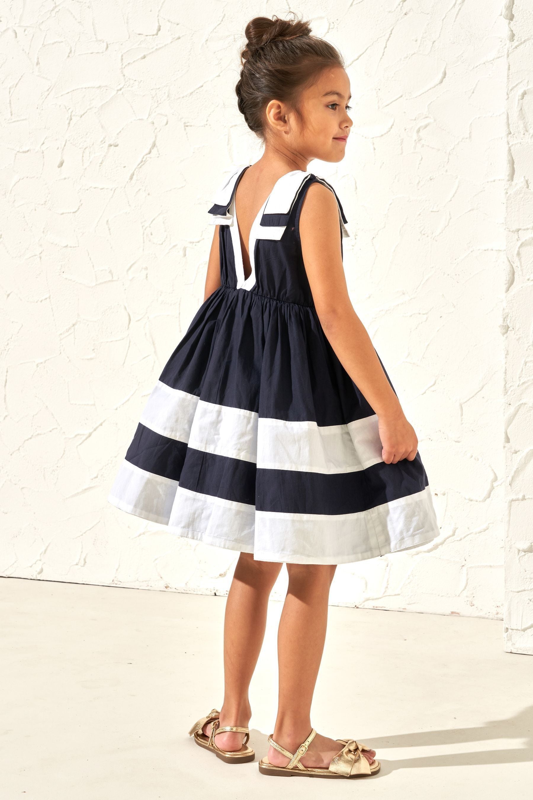 Blue Angel & Rocket Avery Border Dress