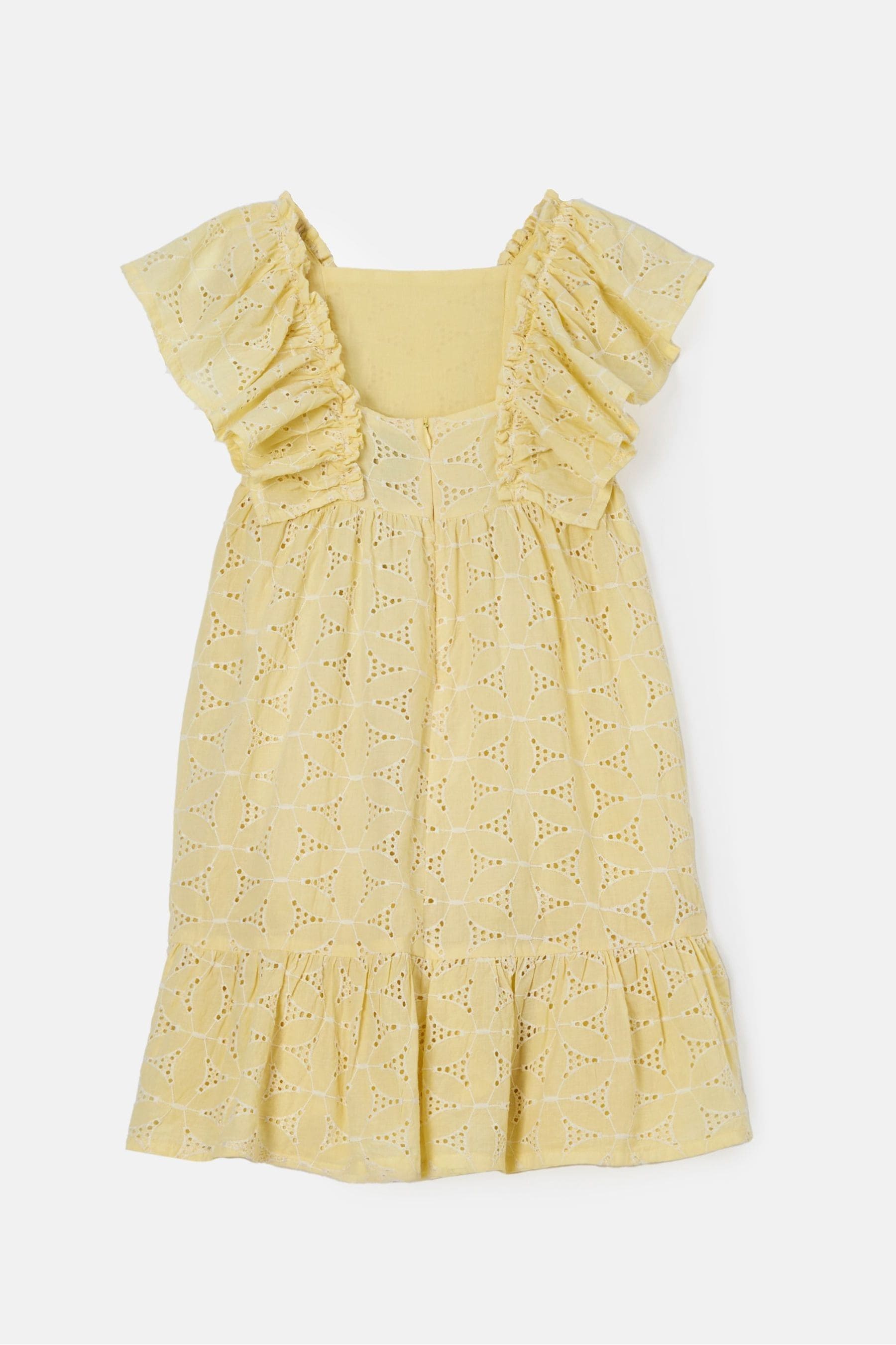 Yellow Angel & Rocket Sara Broderie Dress