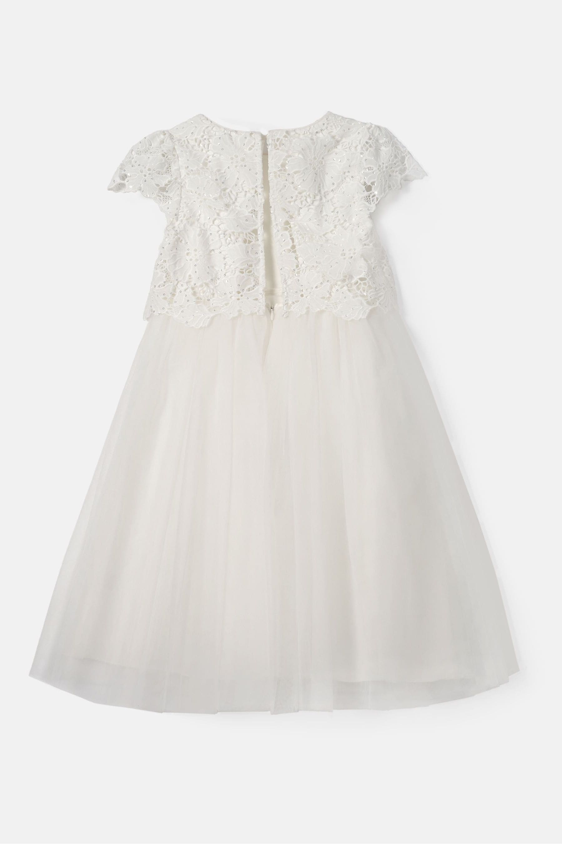 Angel & Rocket Cream Esme Lace Bodice Dress