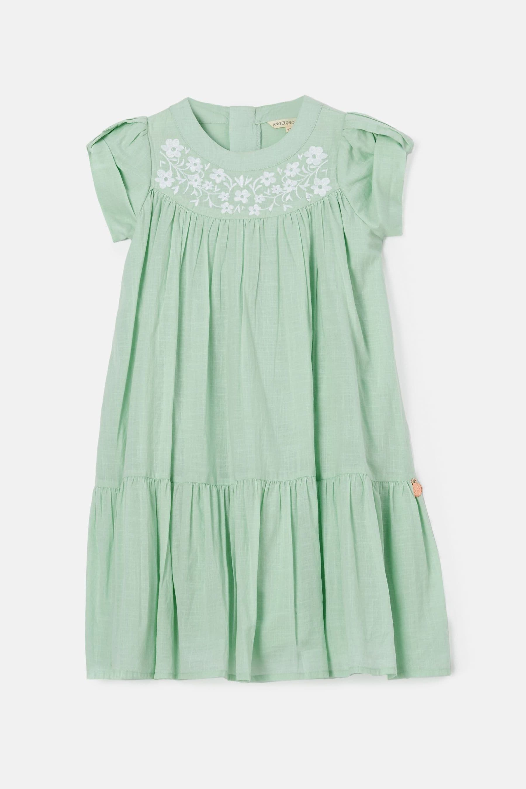 Angel & Rocket Green Hattie Bow Sleeve Dress