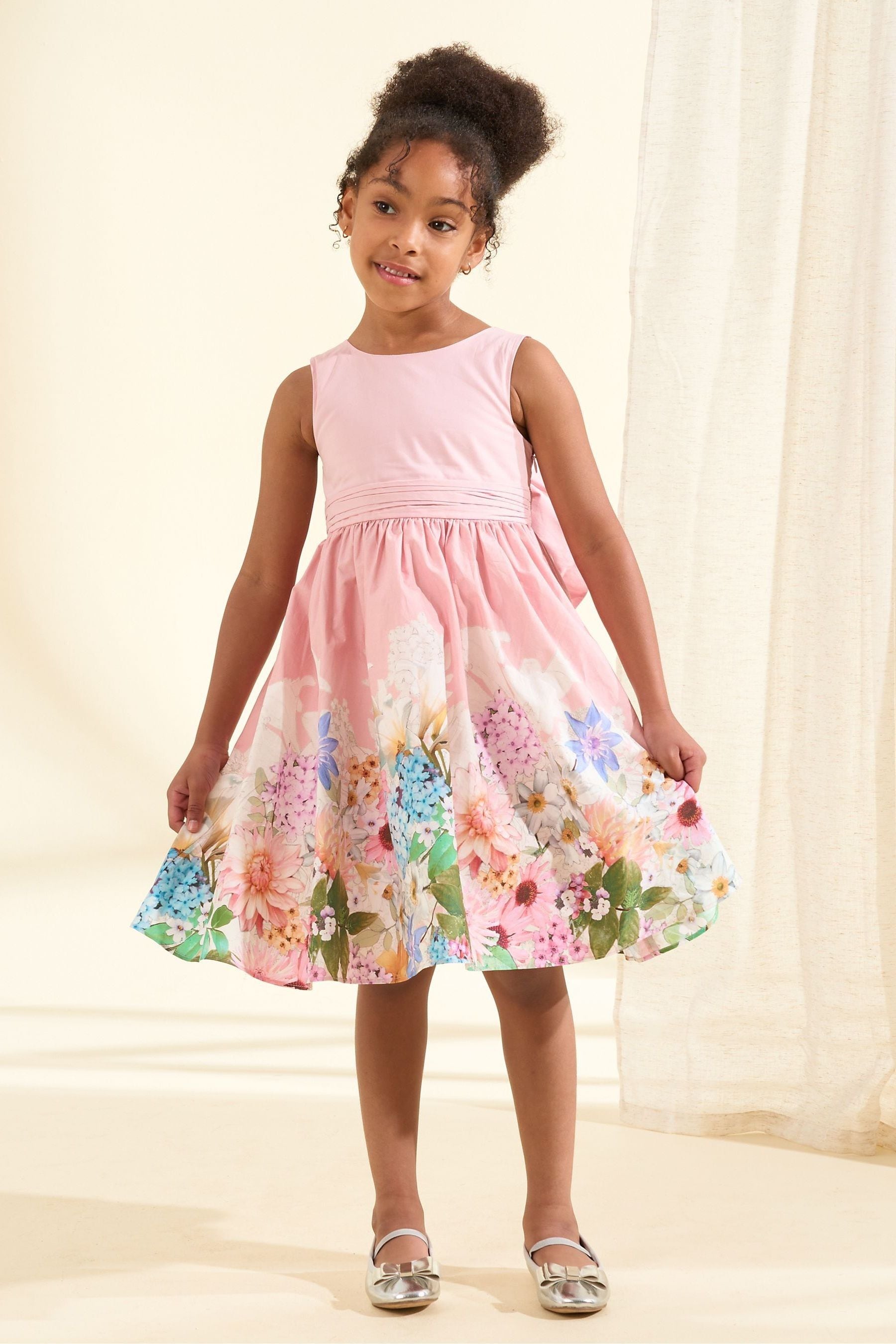 Pink Angel & Rocket Elisa Bow Back Dress