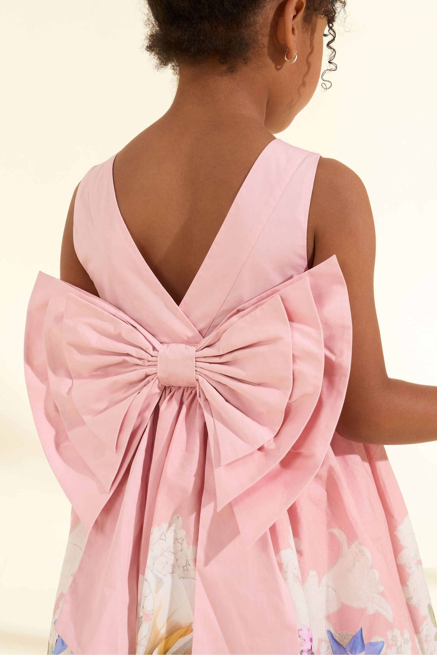 Pink Angel & Rocket Elisa Bow Back Dress