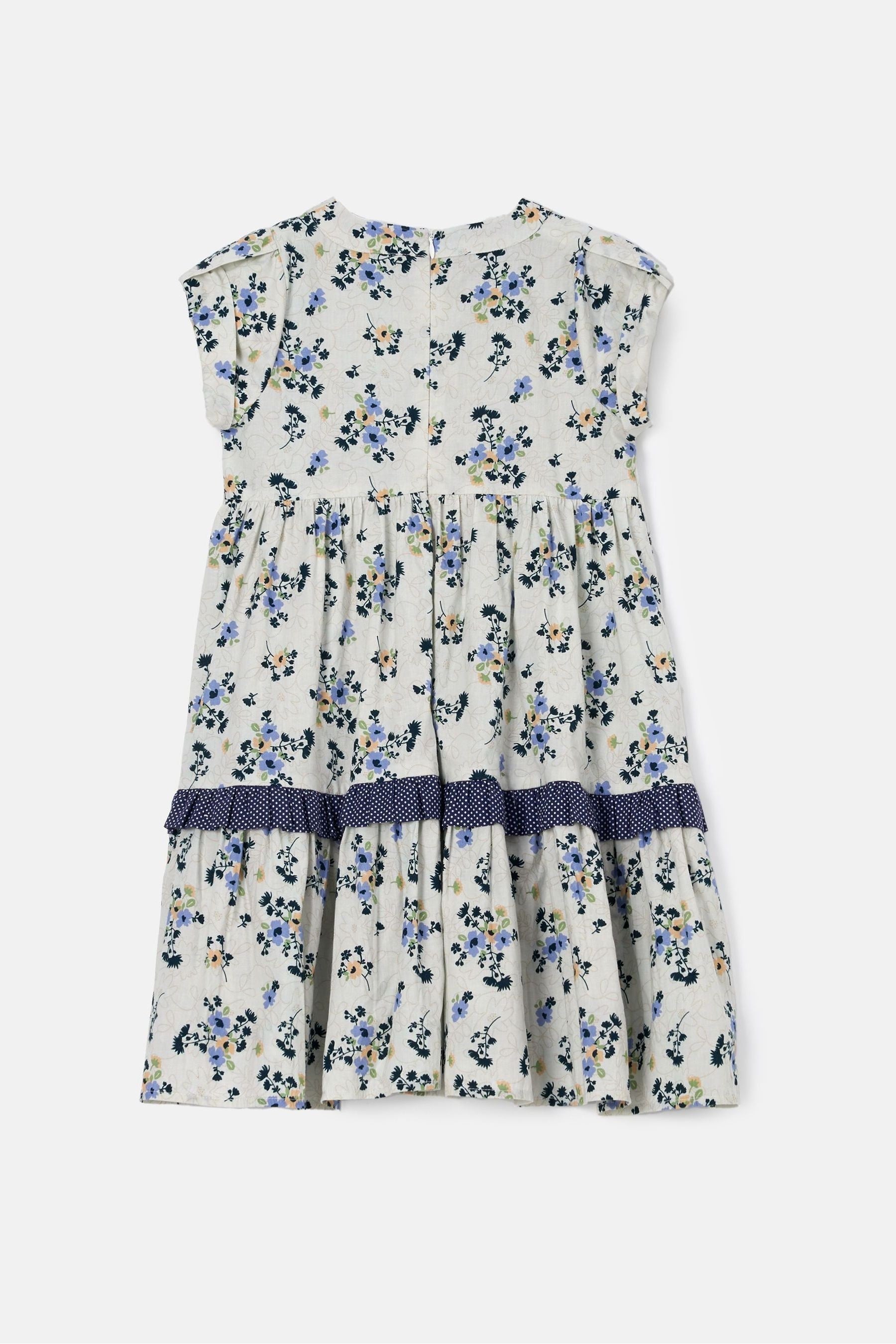 Blue Angel & Rocket Hattie Bow Sleeve Dress