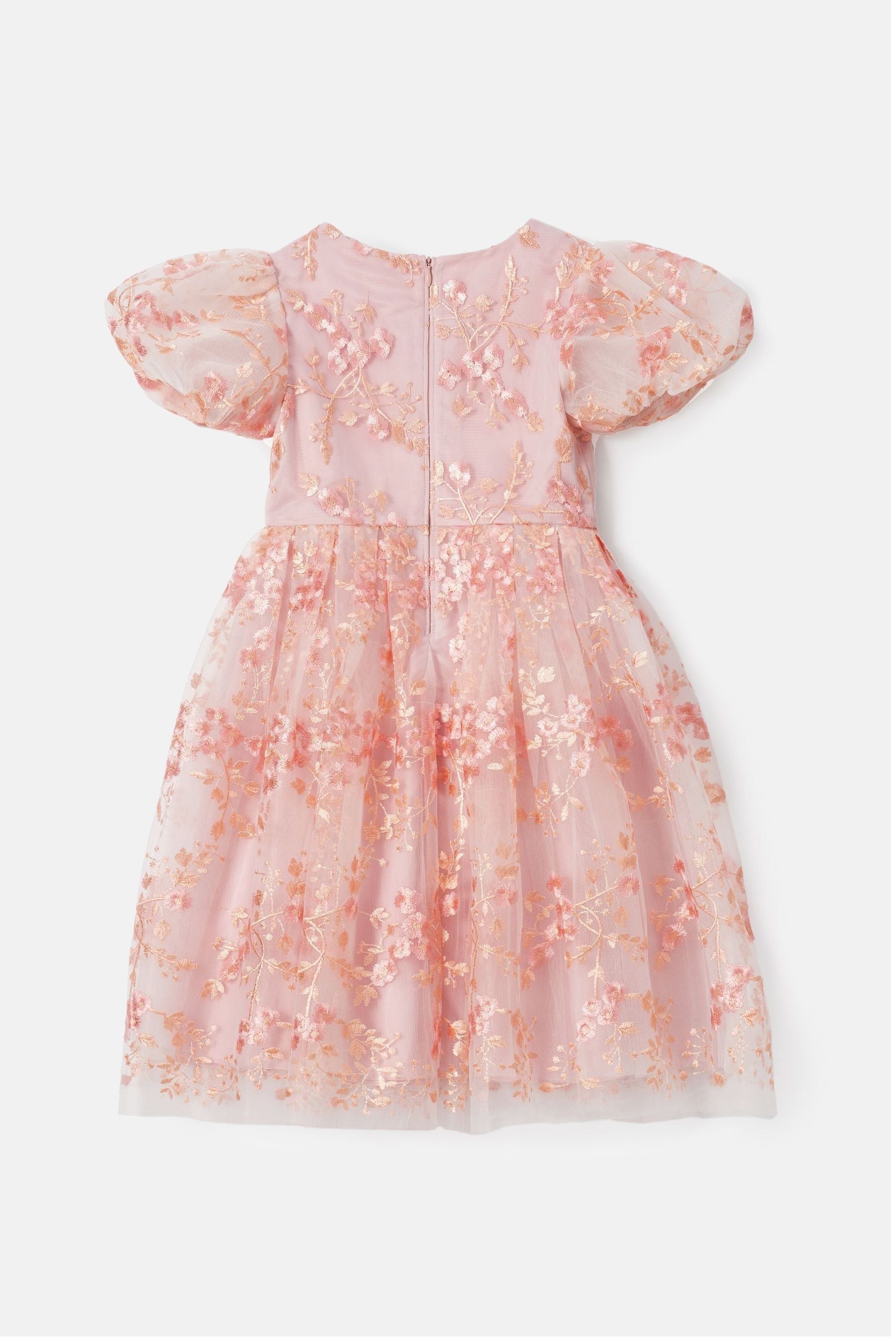 Pink Angel & Rocket Noemie Embroidered Dress