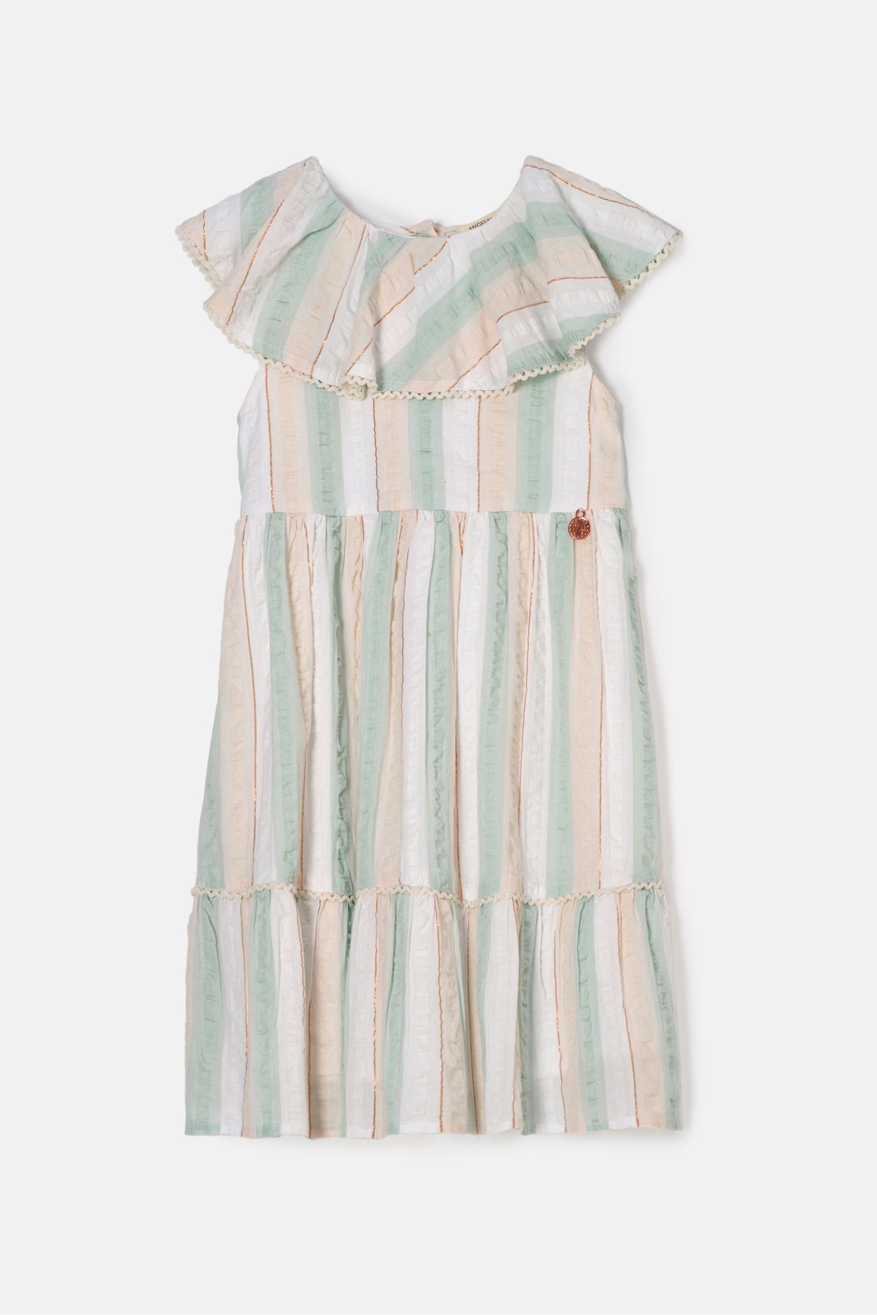 Angel & Rocket Green Tasha Collar Sundress