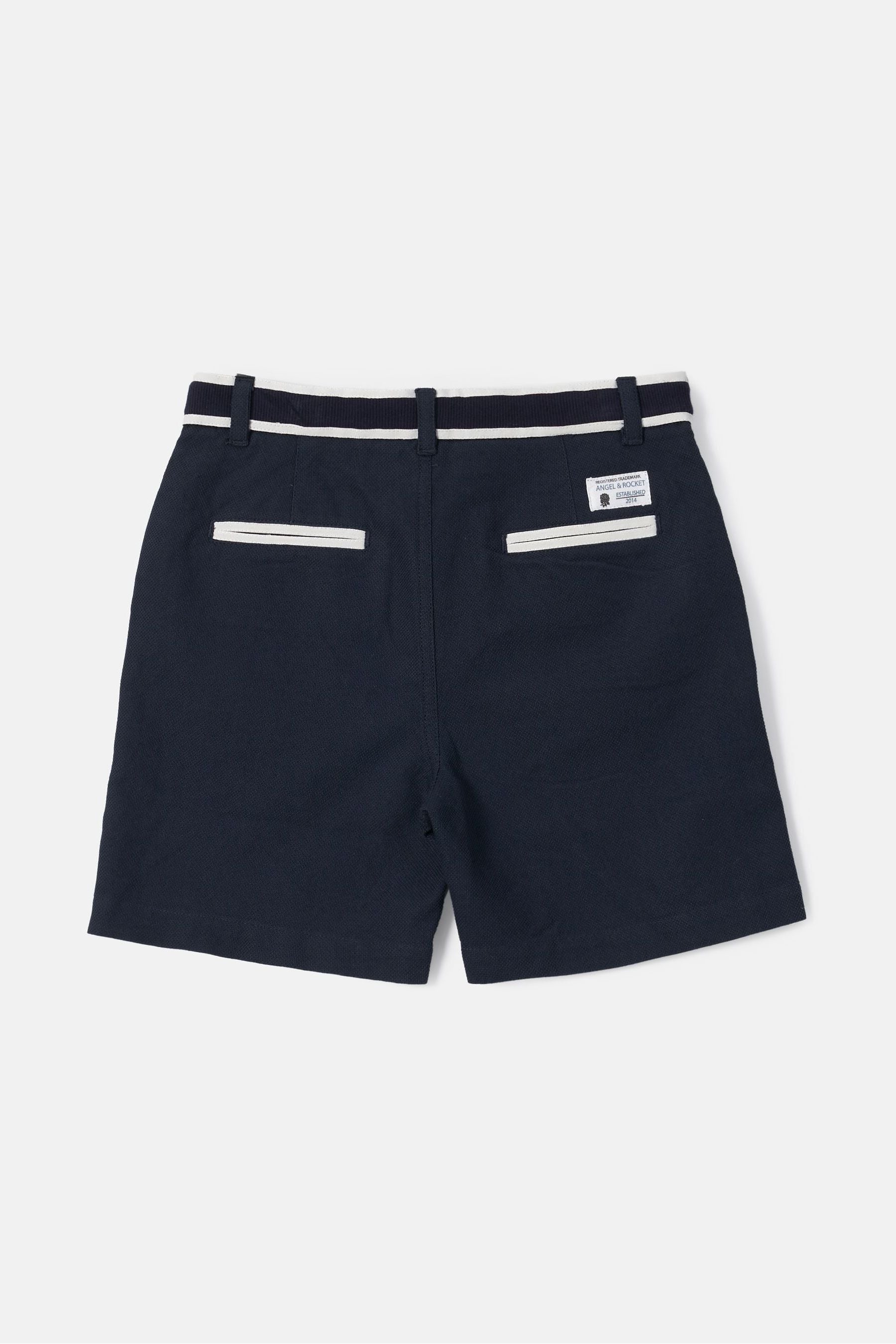 Blue Angel & Rocket Bernard Smart Textured Shorts