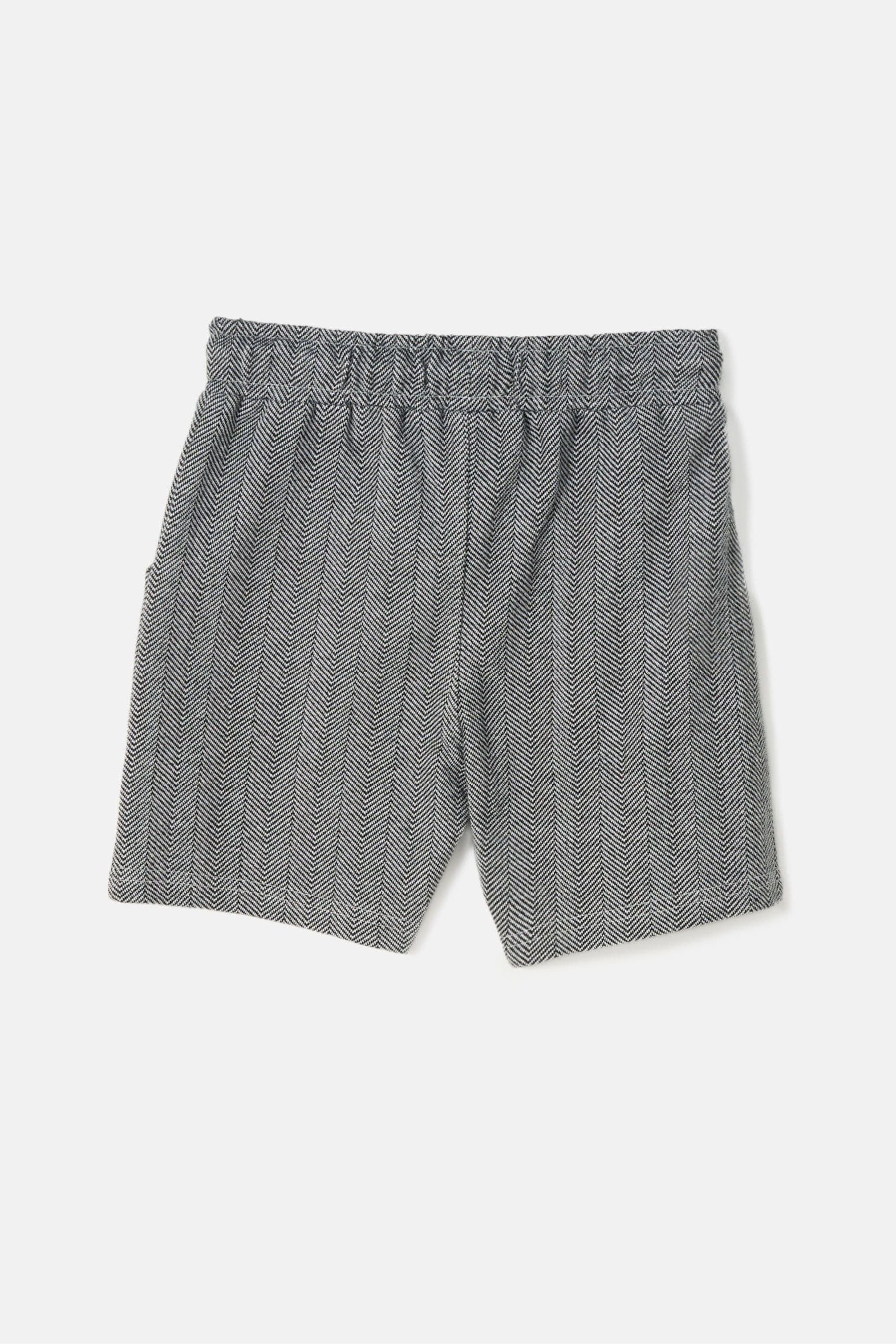 Grey Angel & Rocket Justin Herringbone Smart Shorts