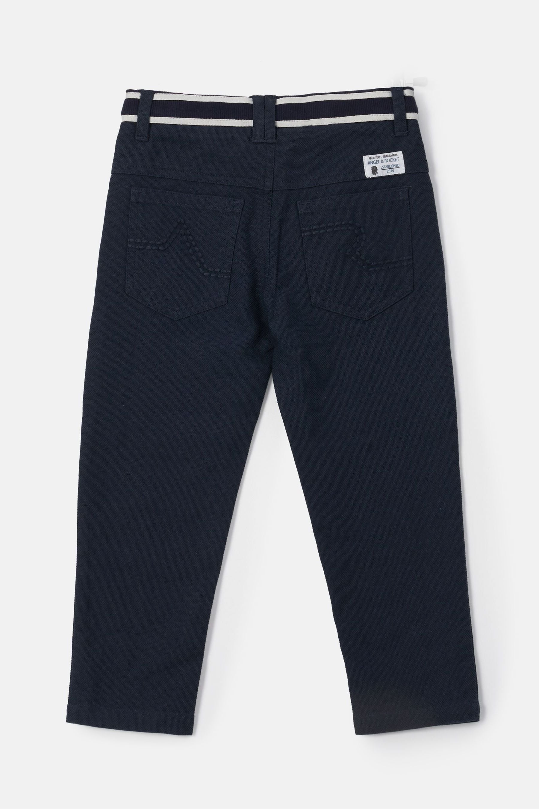 Blue Angel & Rocket Bernard Smart Textured Trousers